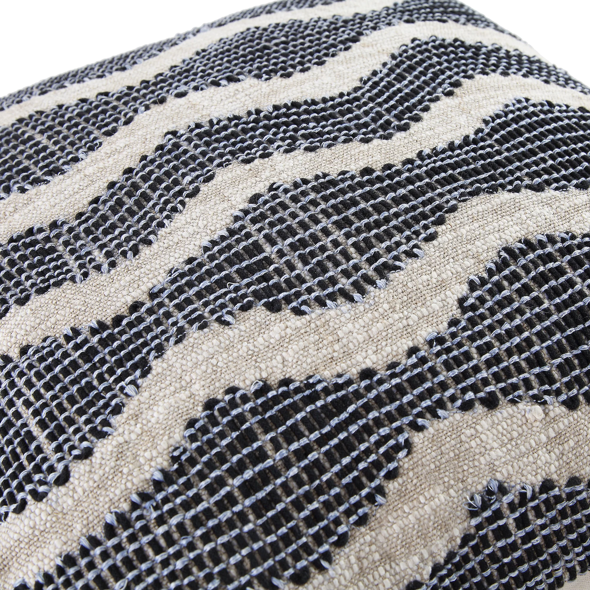 Indigo Collection Capri Navy Cord Cushion - Image 6