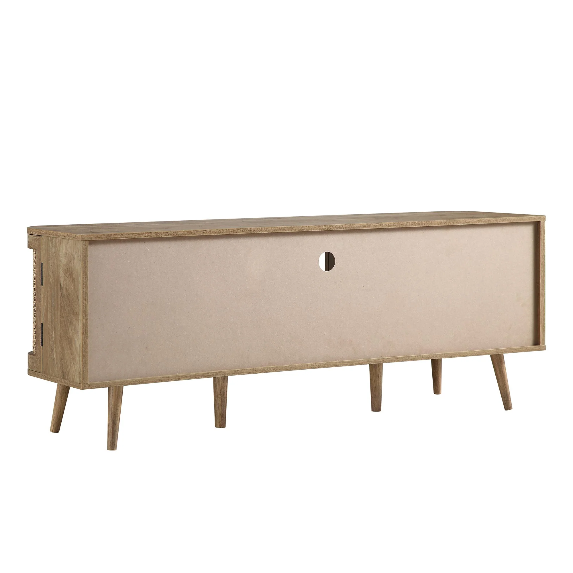 Izzy Curved Rattan 150cm TV Unit, Natural - Image 10