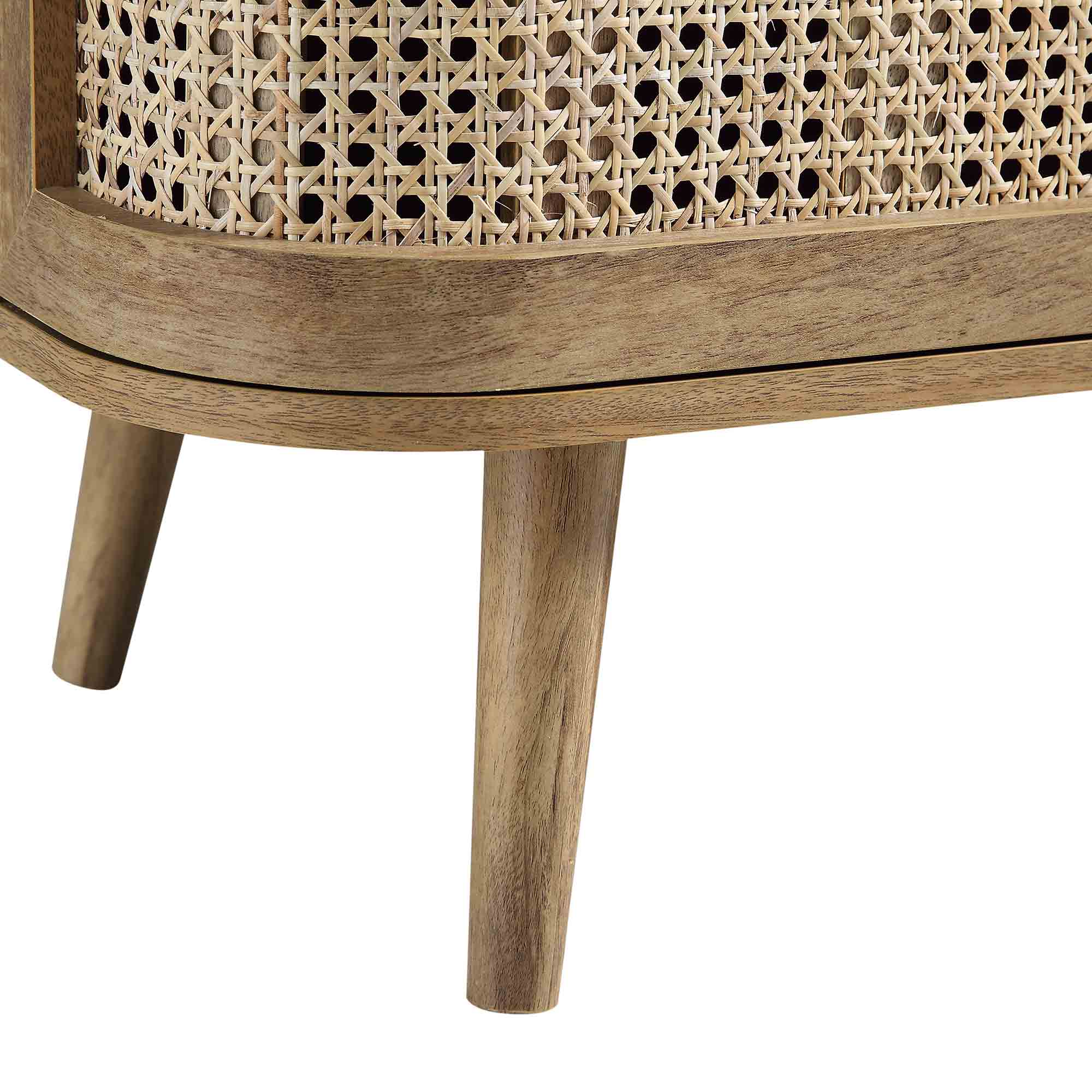 Izzy Curved Rattan 160cm Wide TV Unit, Natural - Image 12
