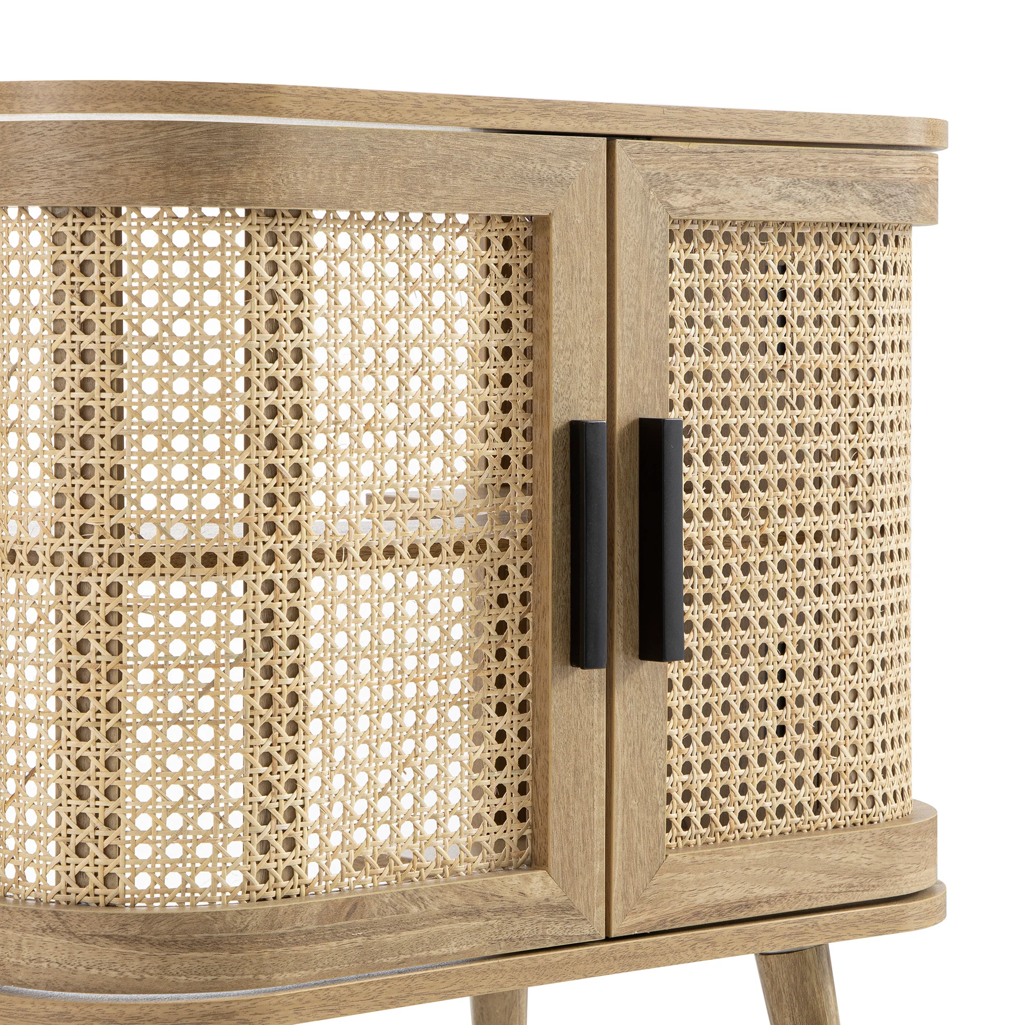 Izzy Curved Rattan Undersink Unit, Natural - Image 15