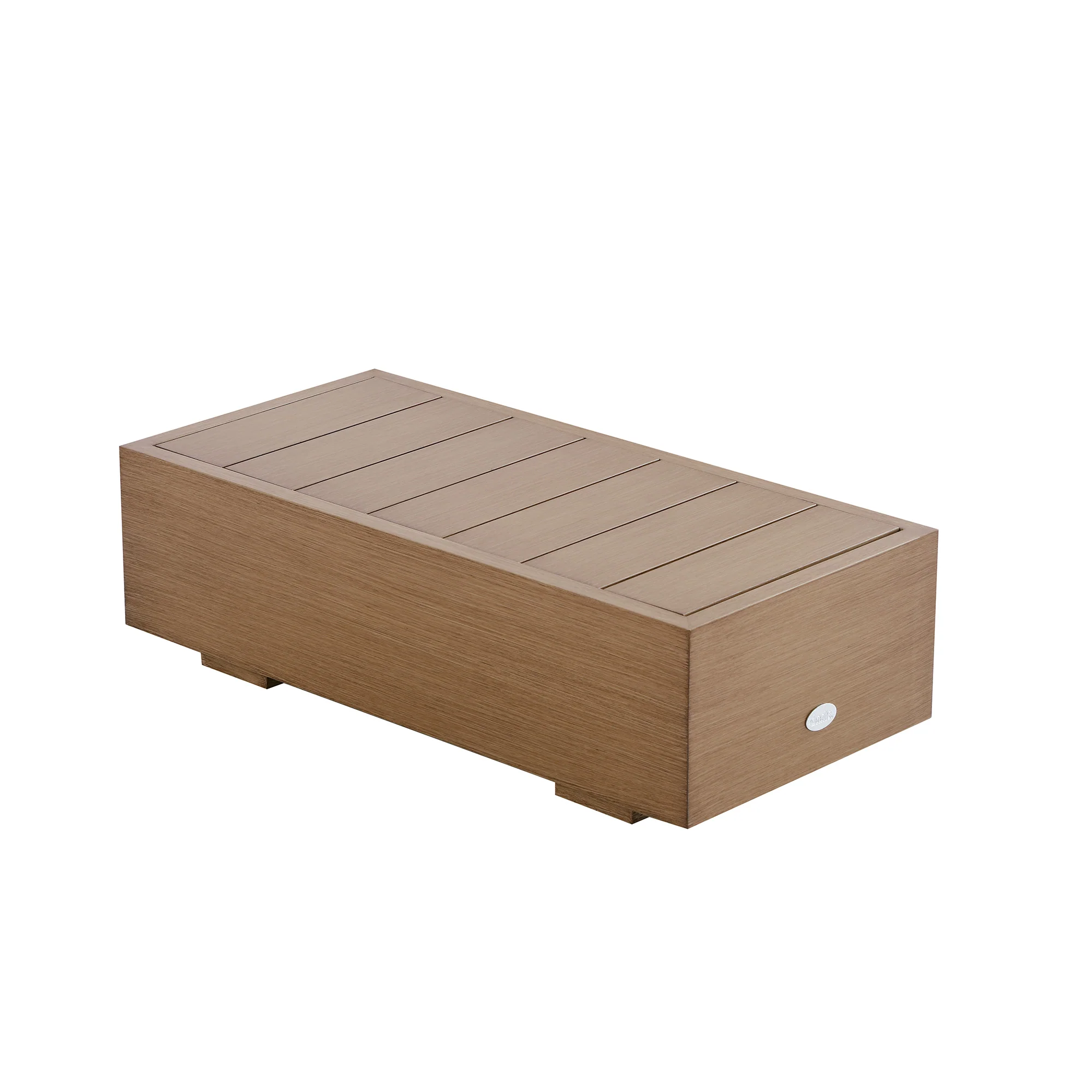 Jardin Aluminium Outdoor Side Table, Natural - Image 2