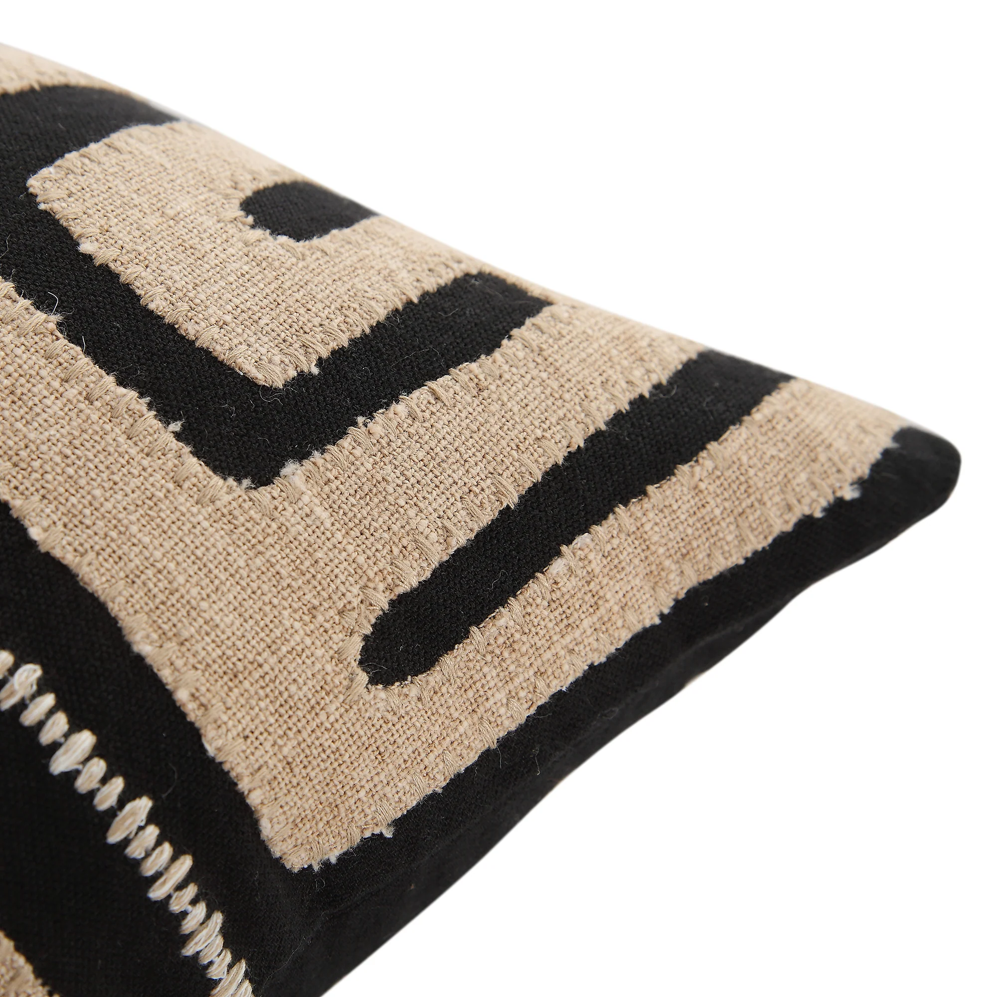 Javari Burnt Terracotta Appliqué Cushion - Image 6