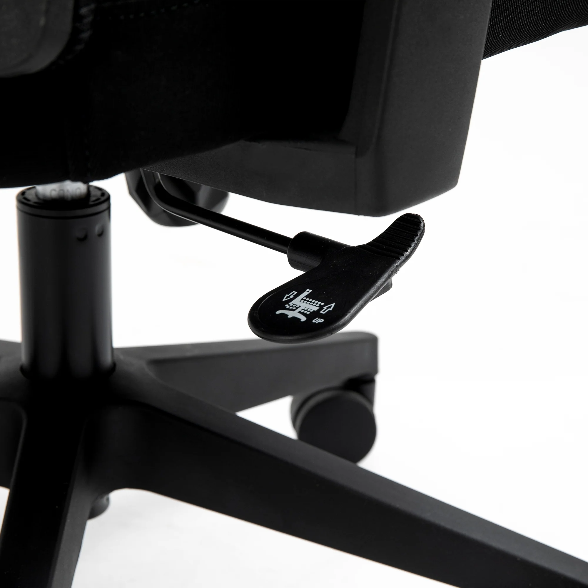 Joni High Back Mesh Office Chair with Headrest in Black - Image 9
