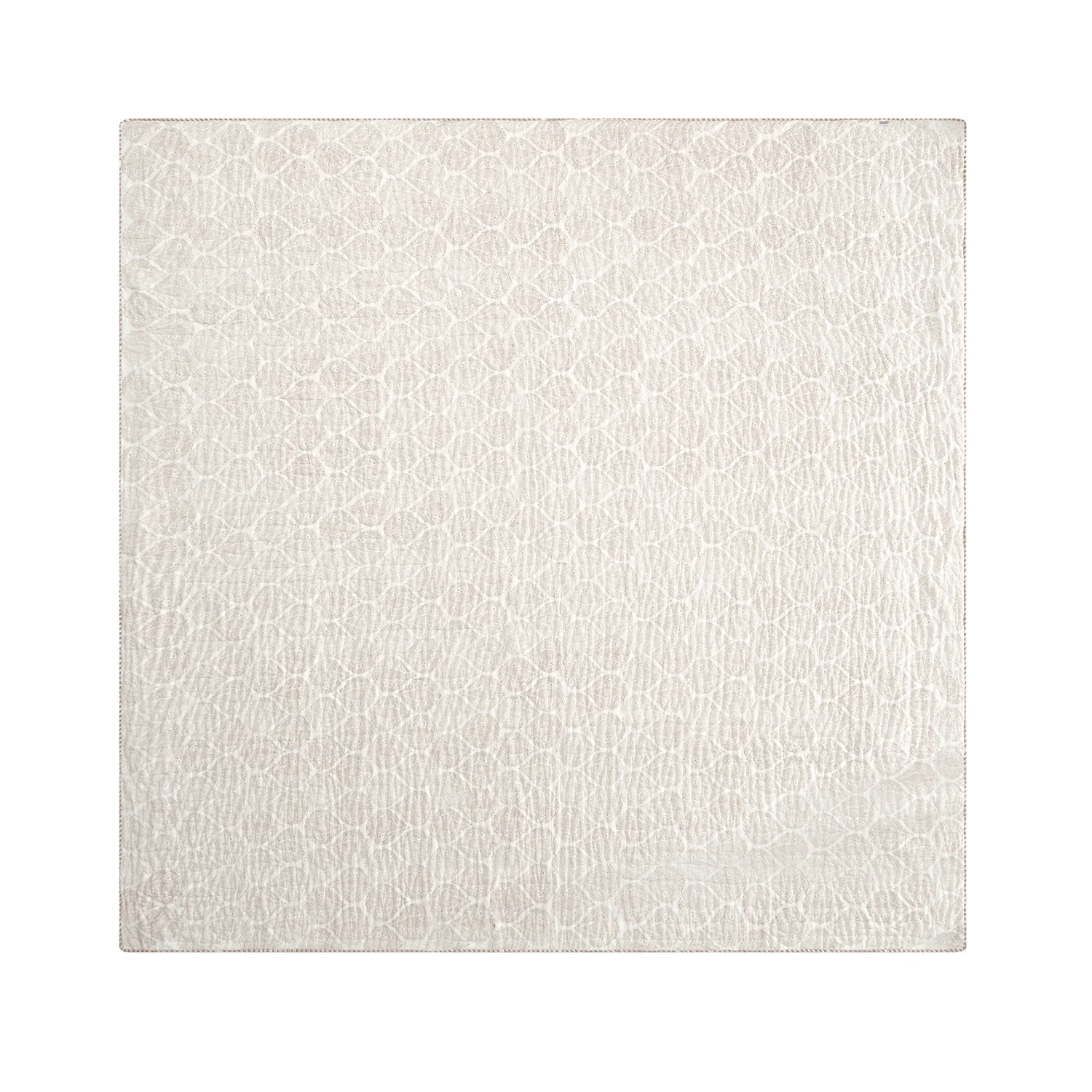 Juliette Camel Paisley Reversible Quilted Cotton Bedspread - Image 4