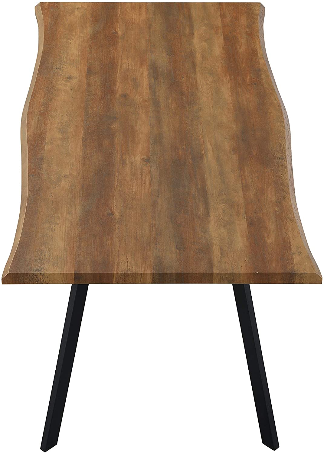 Kenora Wood Effect 180 cm Dining Table with Curved Edges 6 Seater - Image 4
