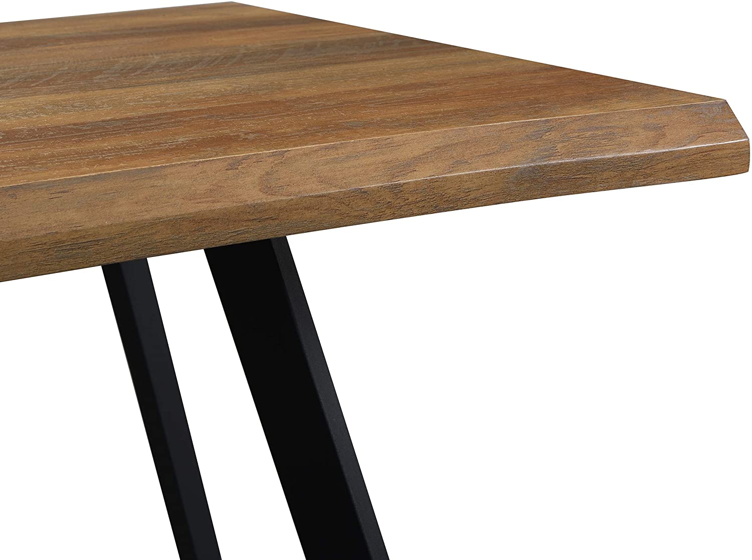 Kenora Wood Effect 180 cm Dining Table with Curved Edges 6 Seater - Image 7