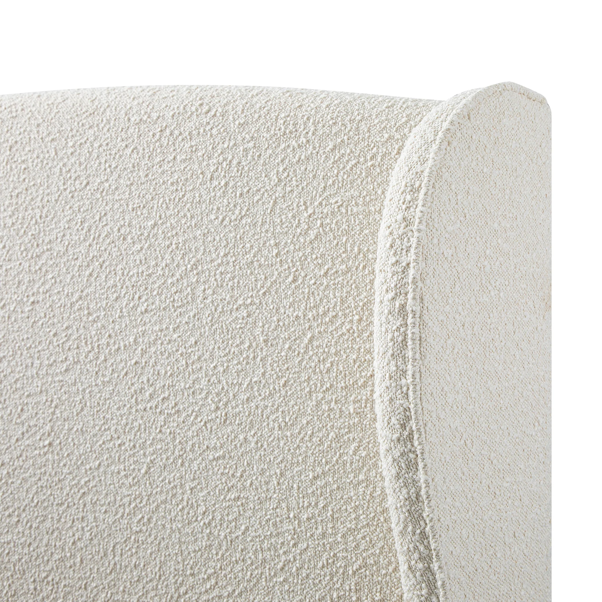Kimberly Winged Upholstered Storage Bed, Ecru Boucle - Image 15