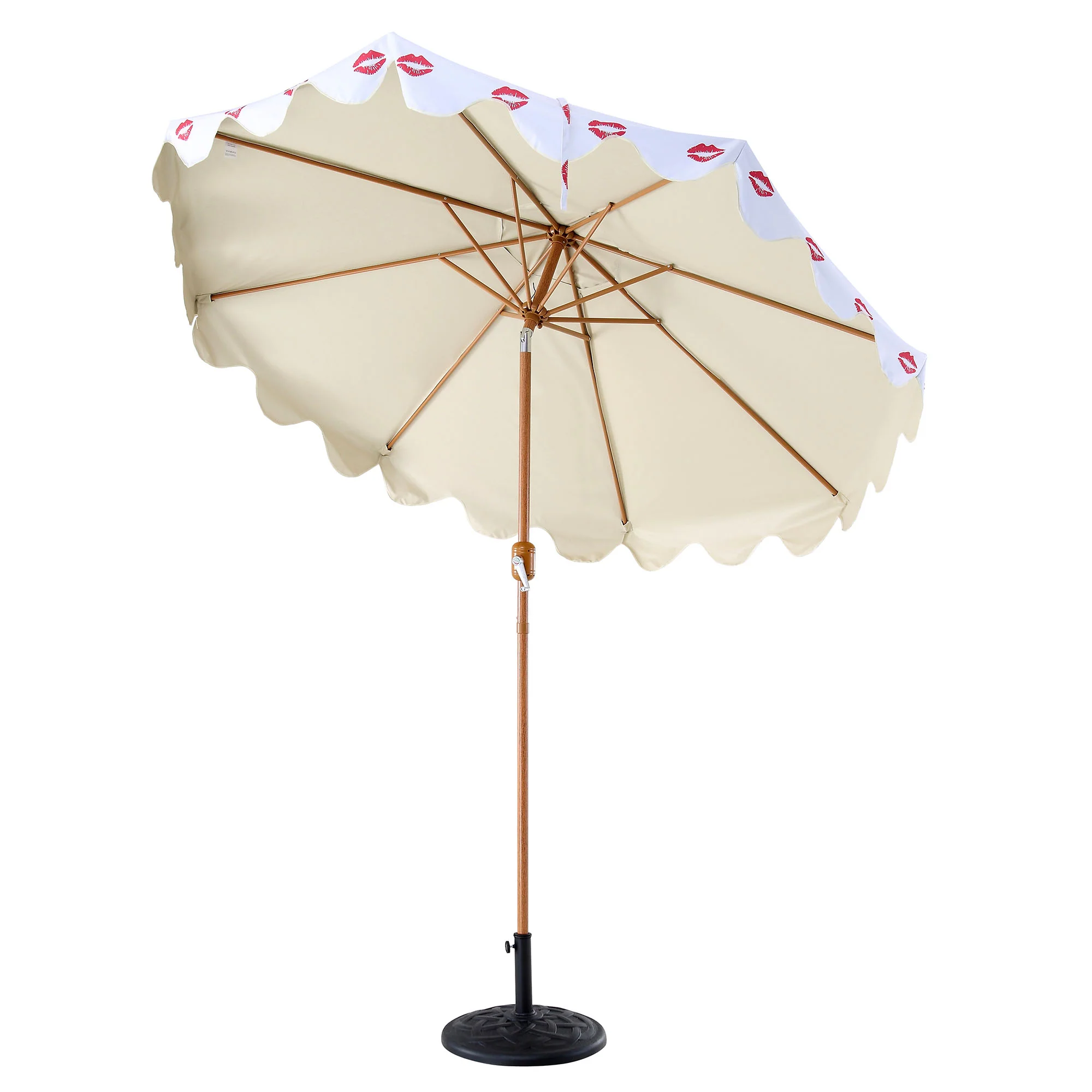 Kisses 2.6M Octagonal Parasol with Aluminium Tilt - Image 4