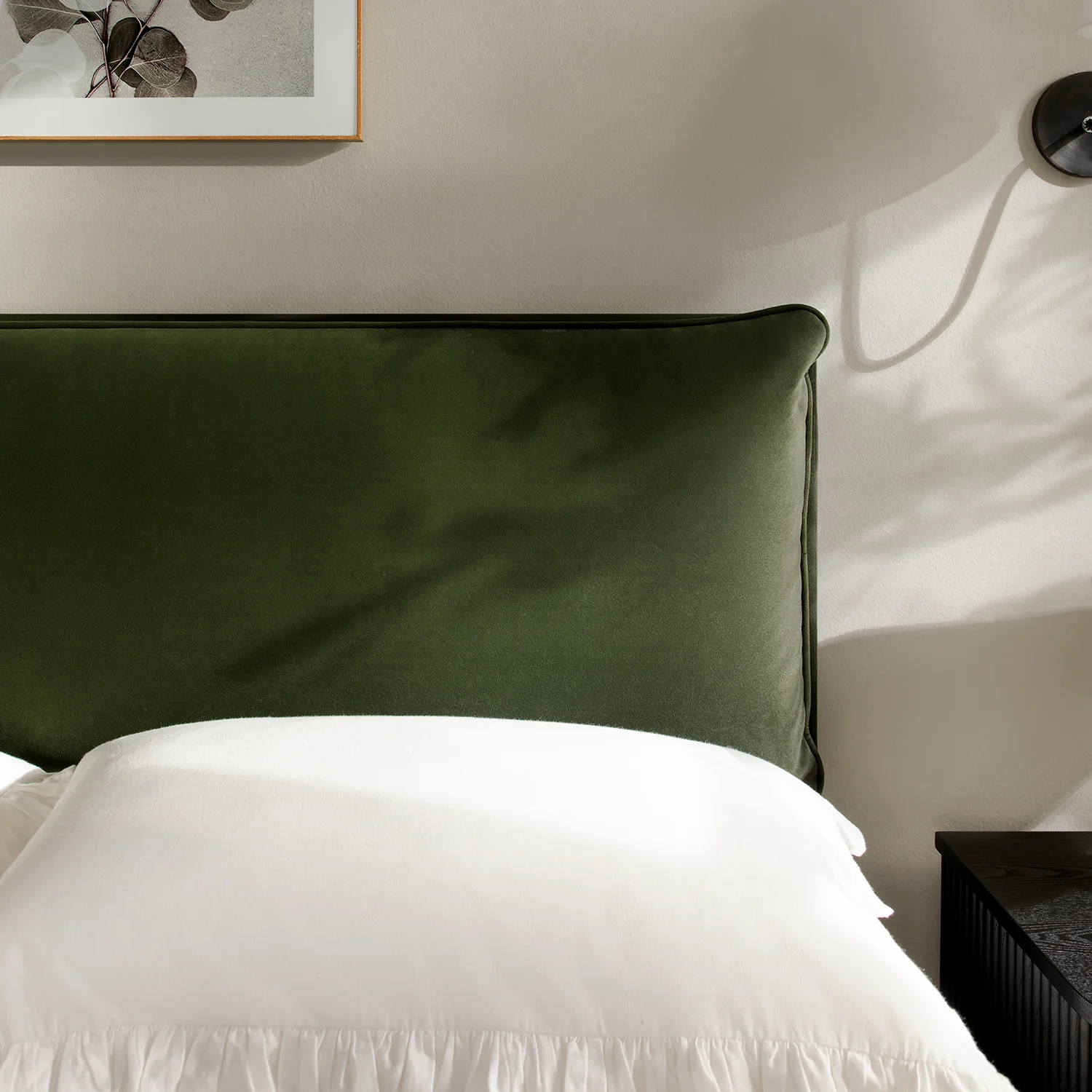 Kricia Upholstered Storage Bed with Pillow Headboard, Moss Green Velvet - Image 7