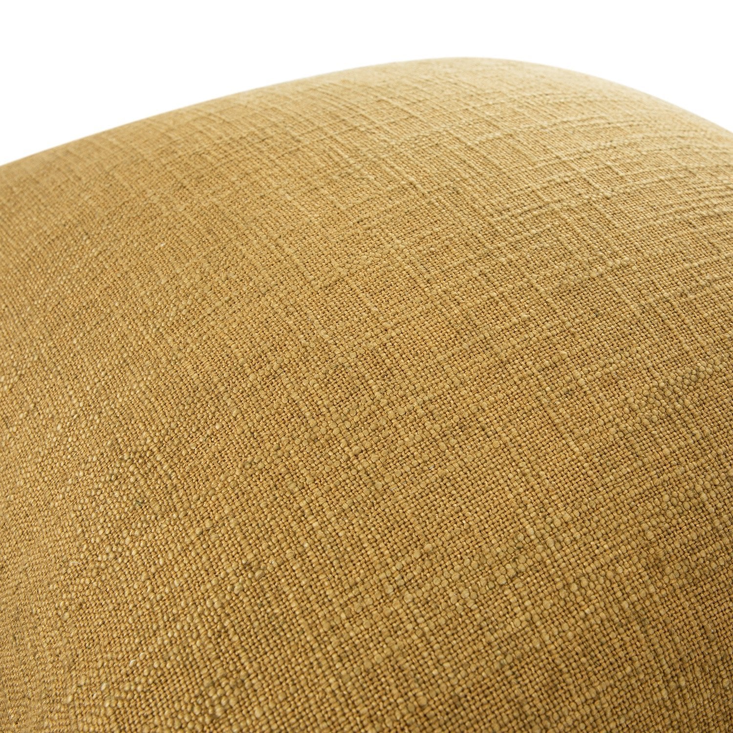 Kyra Dijon Yellow Linen Fringed Cushion - Image 4