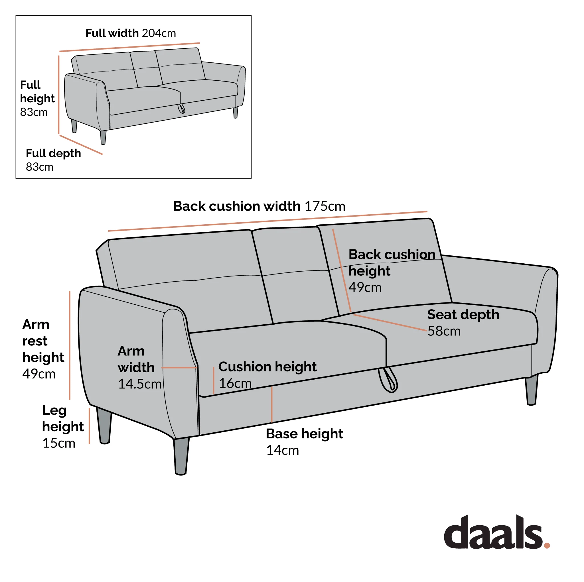 Latimer Grey Faux Leather 3-Seater Storage Sofa Bed - Image 14