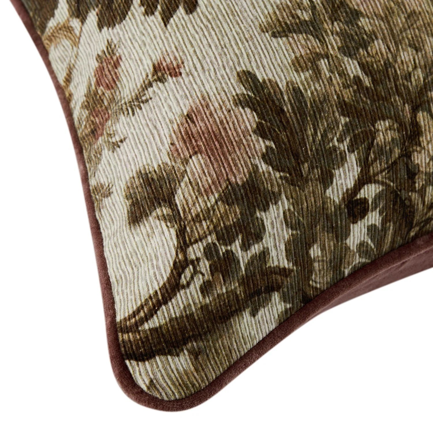 Le Bayeux Camille Ribbed Cotton Tapestry Cushion - Image 5