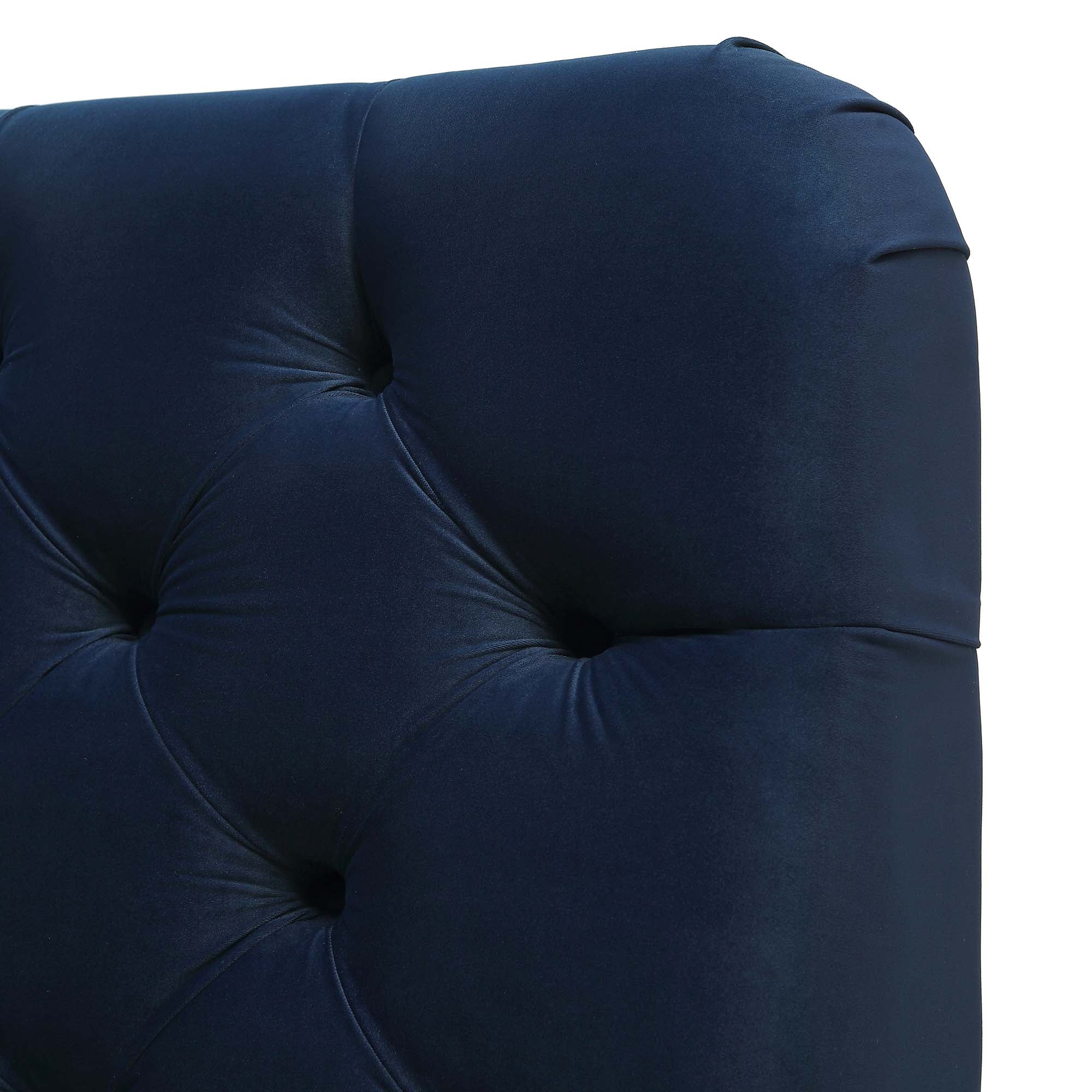 Leamington Deep-Buttoned Upholstered Bed, Midnight Blue Velvet - Image 11