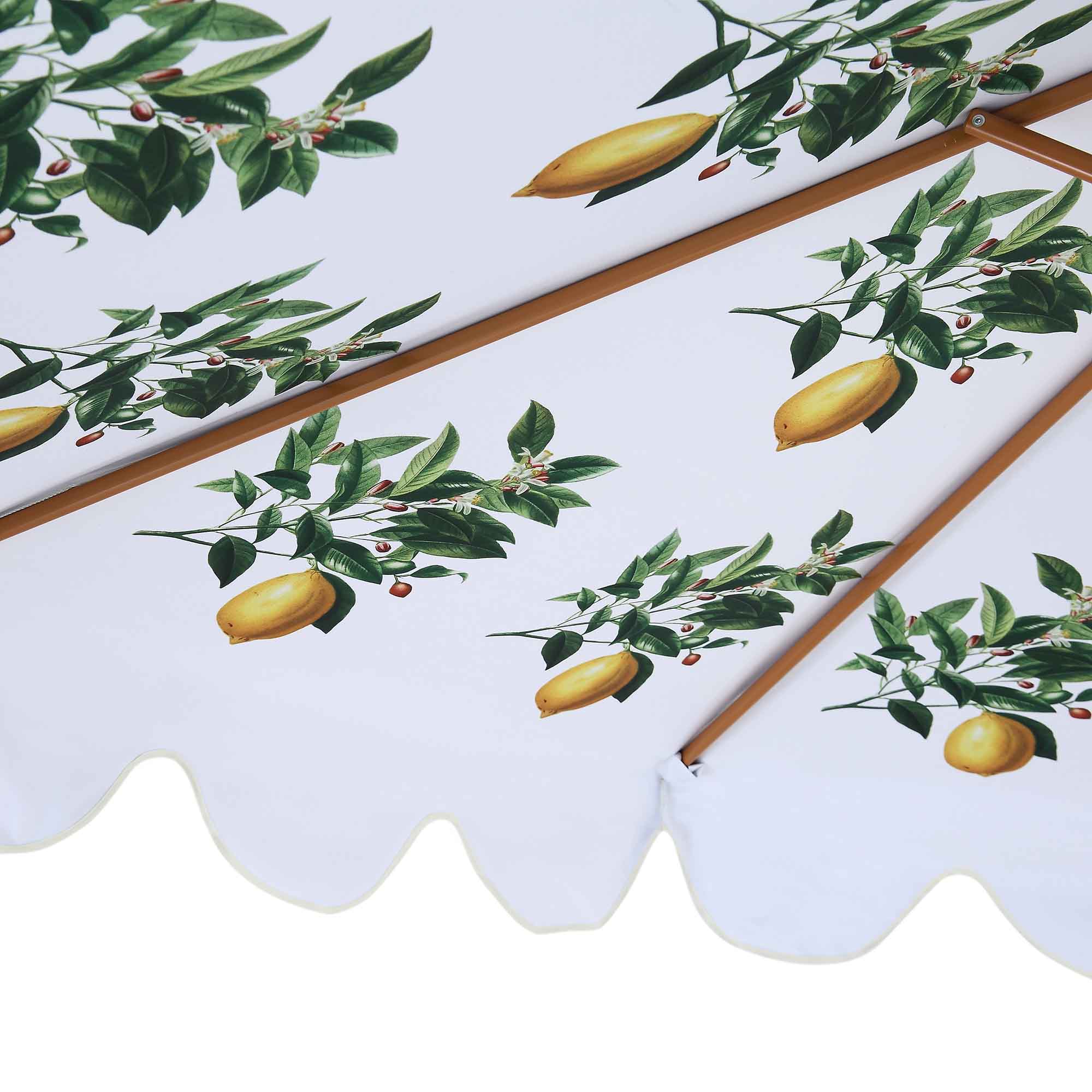 Lemon Branch 2.6M Octagonal Parasol with Aluminium Tilt - Image 12