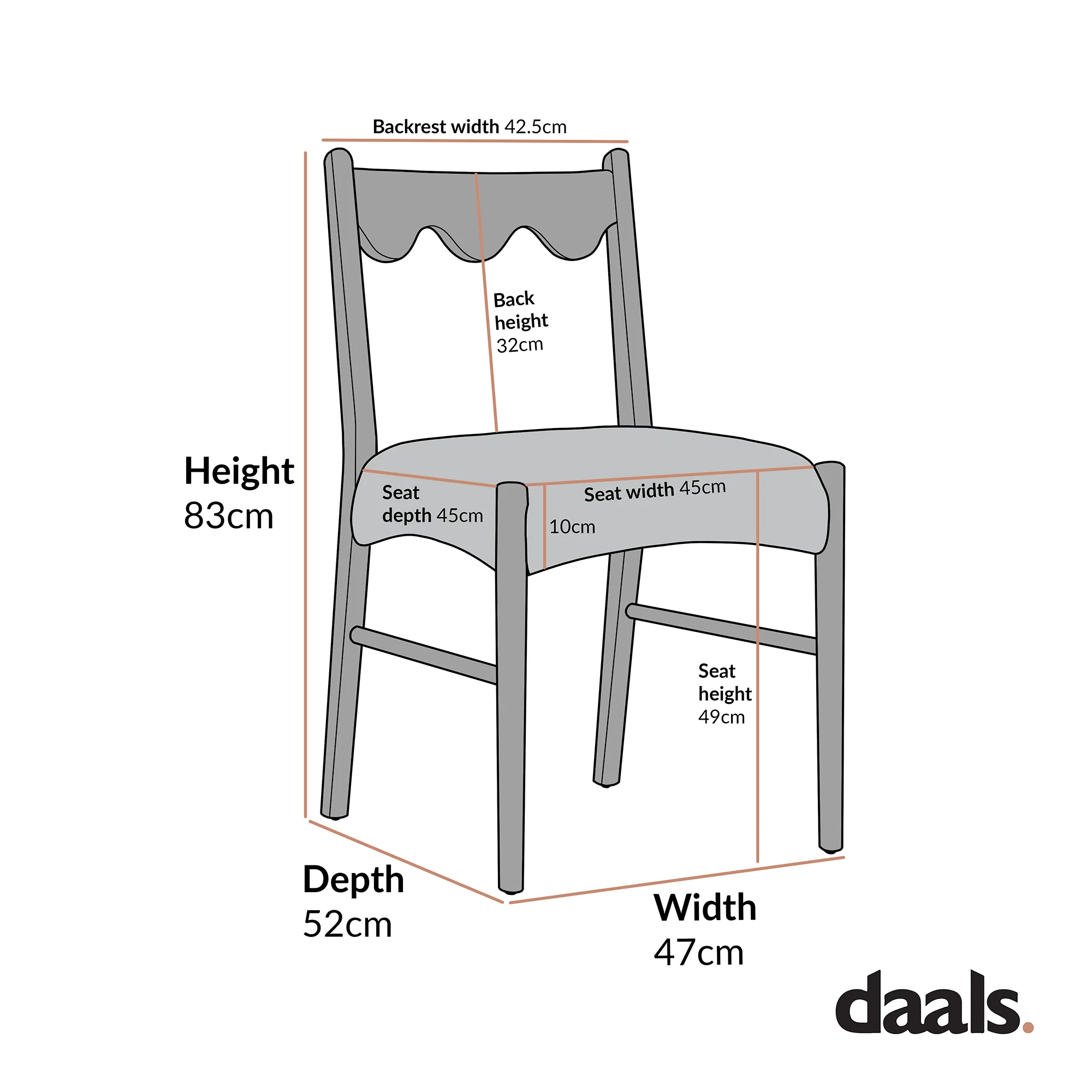 Ludlow Set of 2 Dining Chairs, Forest Green Chenille | Dark Walnut - Image 10