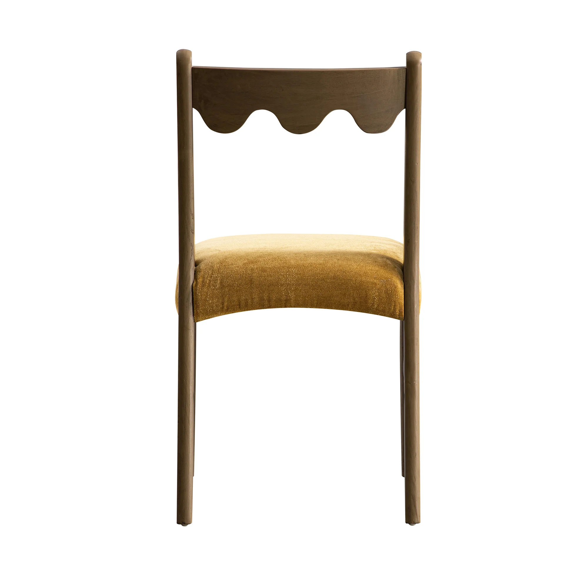 Ludlow Set of 2 Dining Chairs, Spiced Honey Chenille | Silver Oak - Image 12