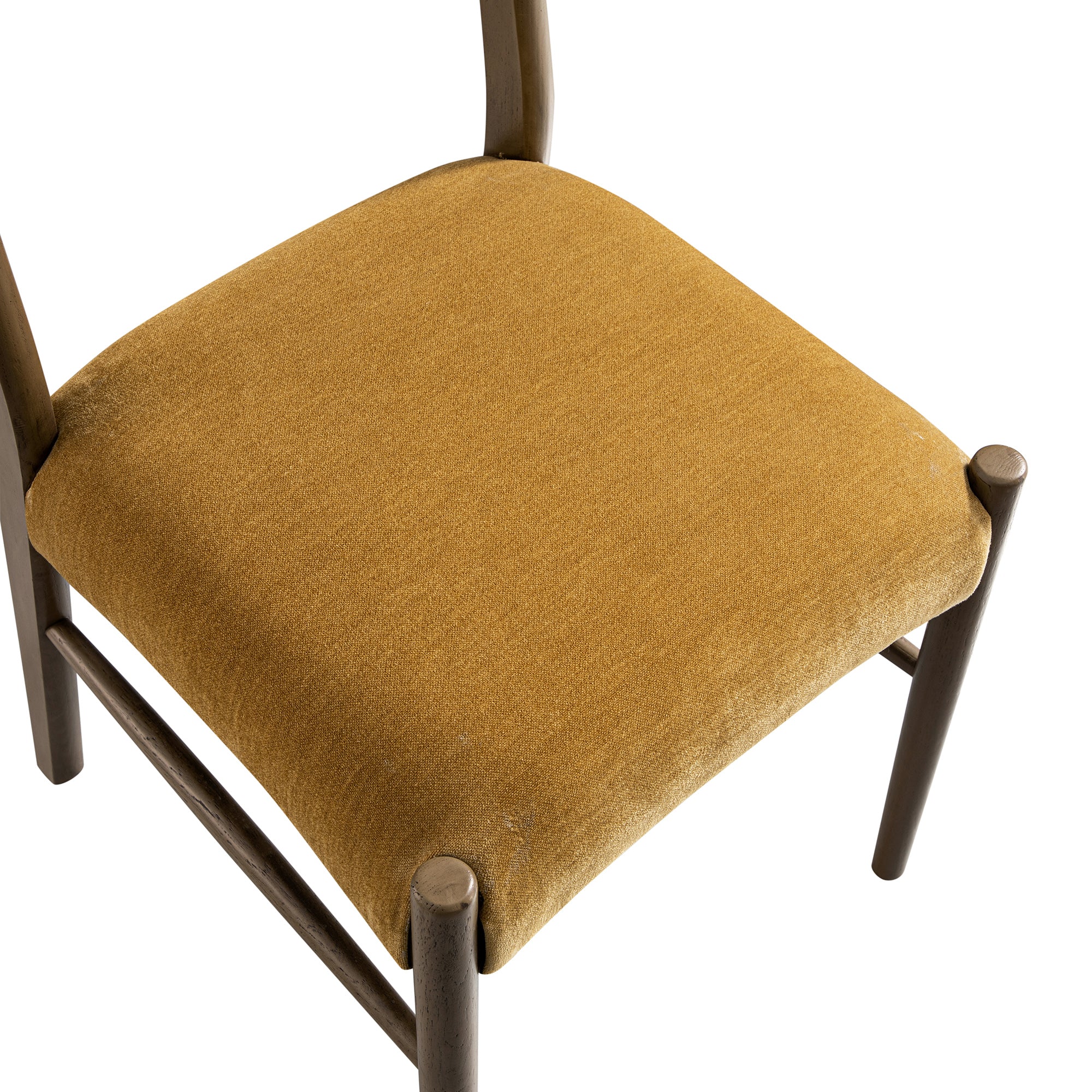 Ludlow Set of 2 Dining Chairs, Spiced Honey Chenille | Silver Oak - Image 15