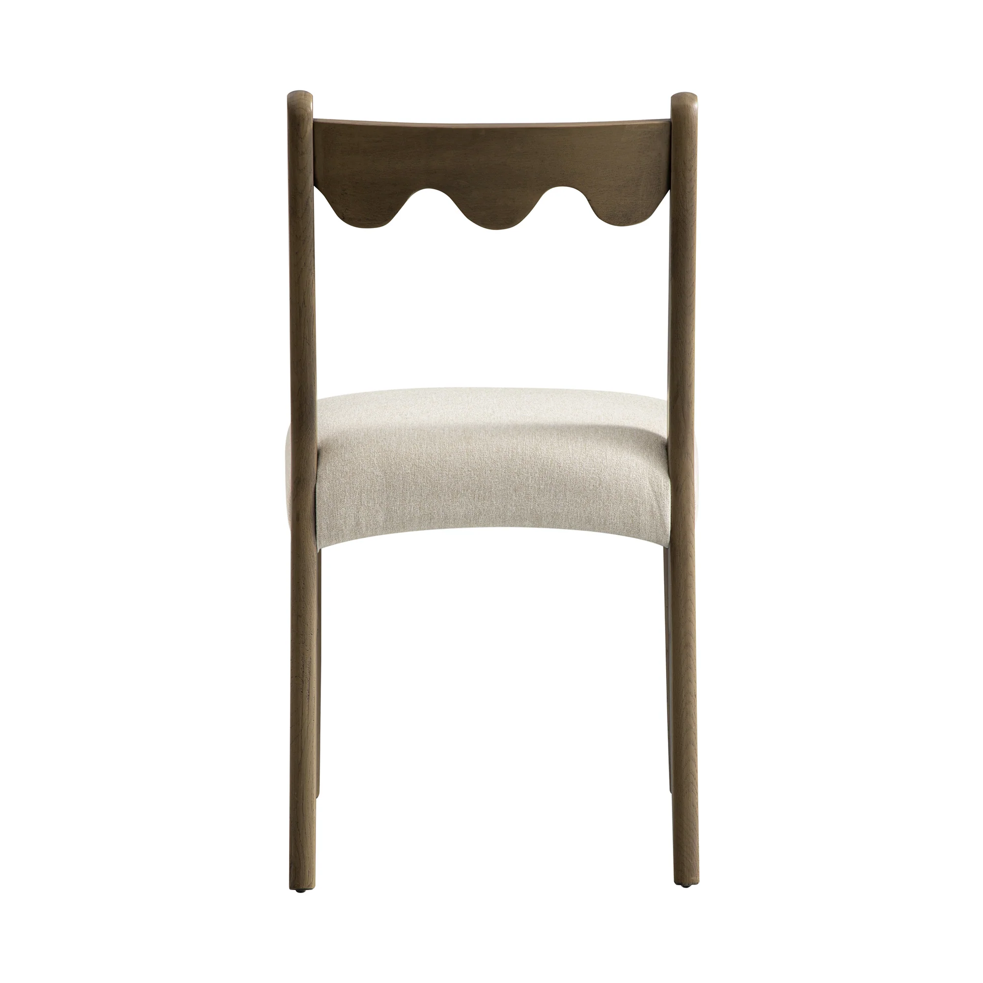 Ludlow Set of 2 Dining Chairs, Oatmeal Fabric | Silver Oak Frame - Image 13