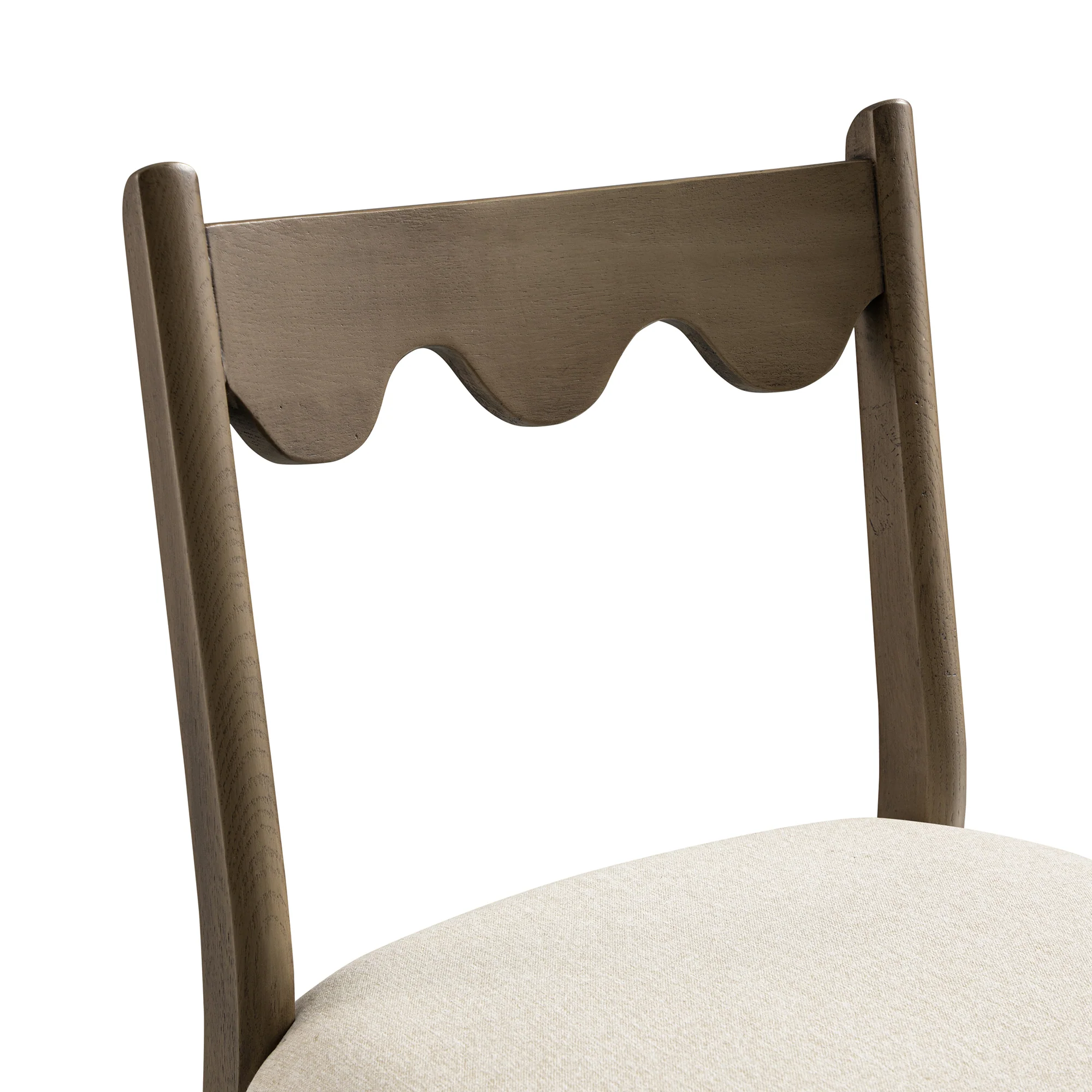 Ludlow Set of 2 Dining Chairs, Oatmeal Fabric | Silver Oak Frame - Image 14