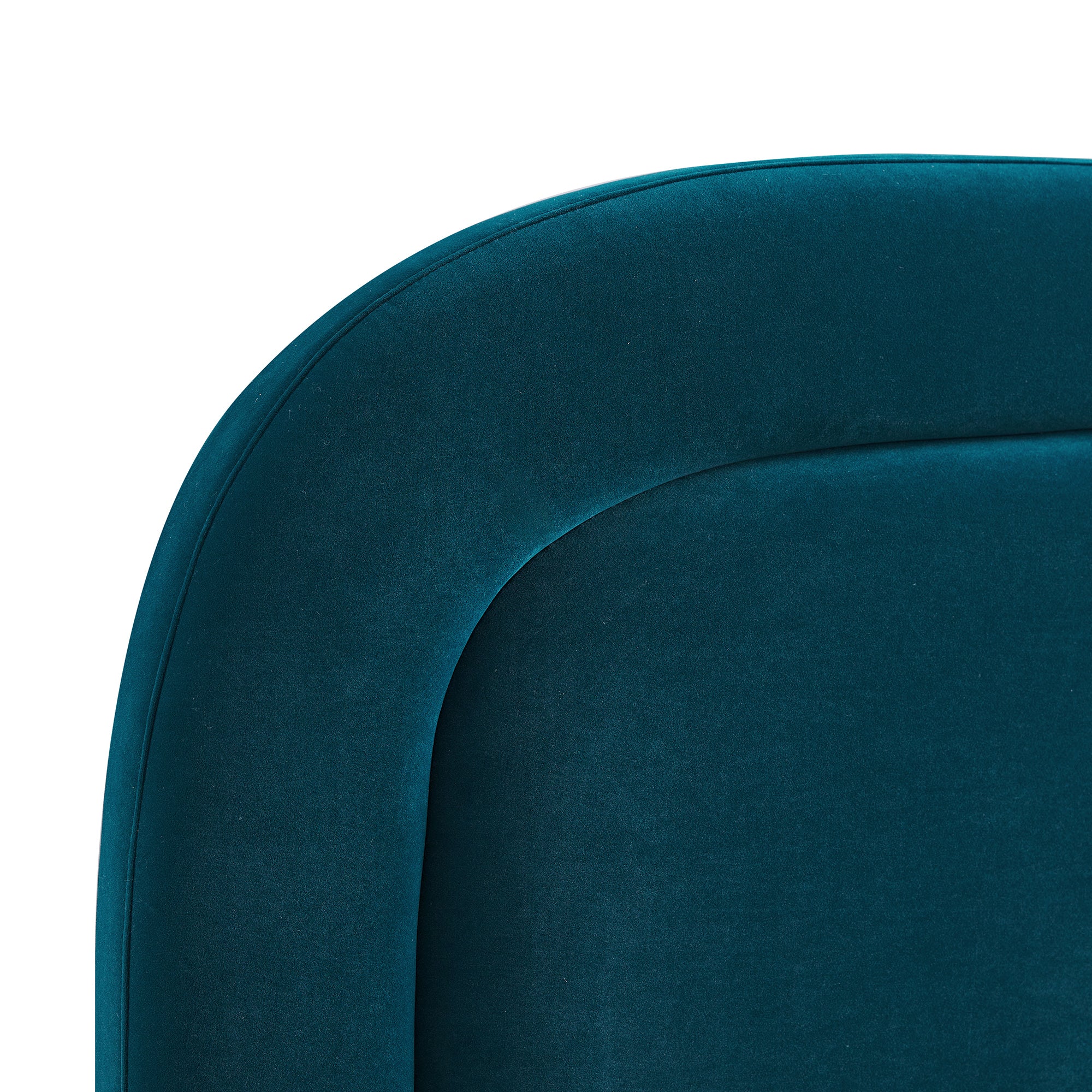Luella Upholstered Wooden Plinth Base Storage Bed, Teal Velvet - Image 18