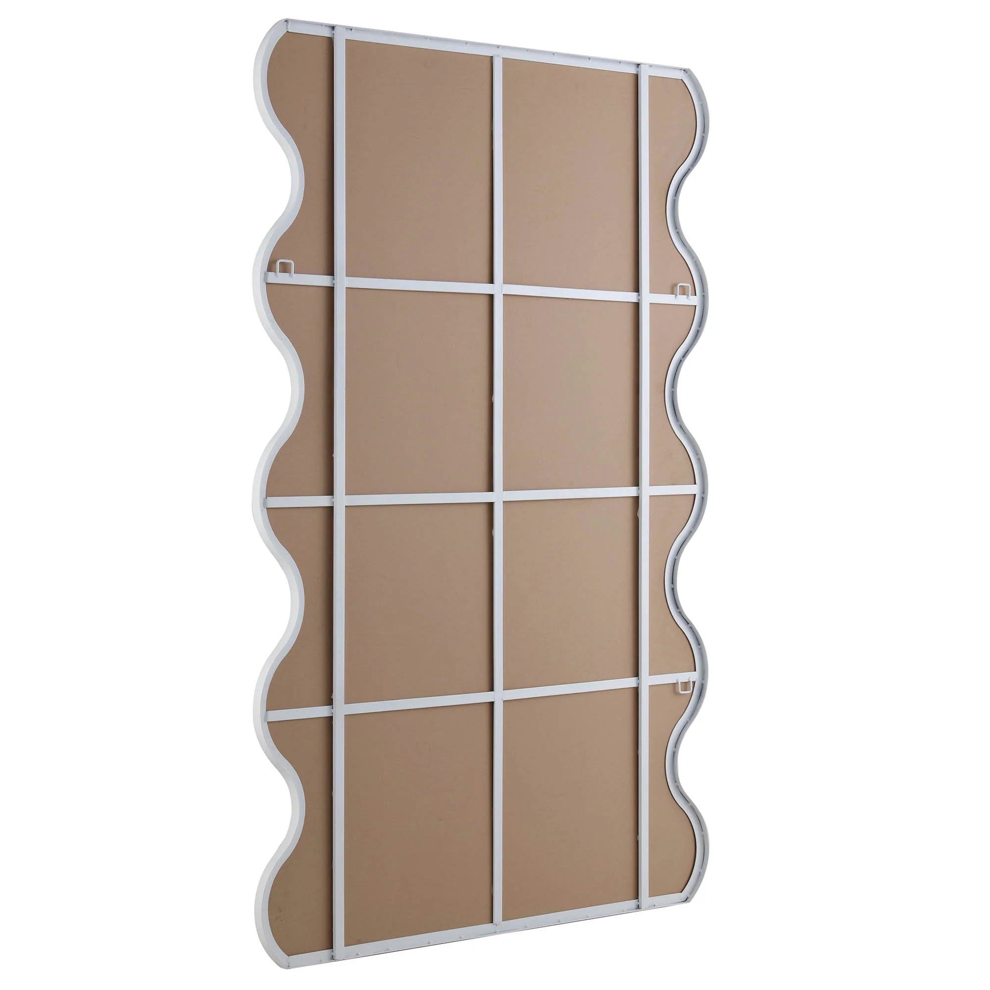 Luisa Wavy Curved Full length Mirror 180 x 110 cm, White - Image 7
