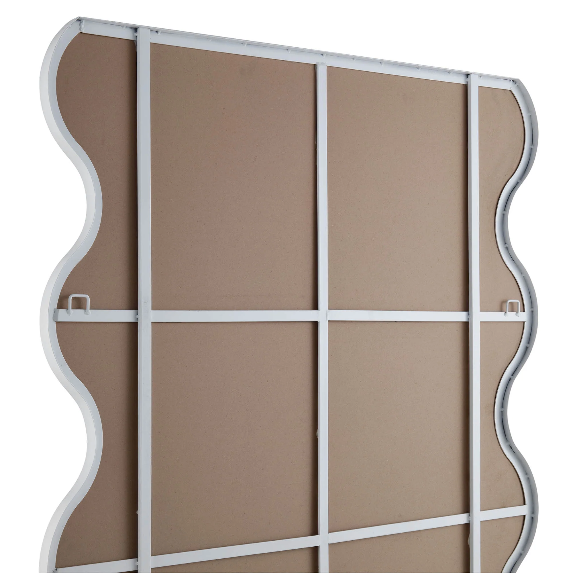 Luisa Wavy Curved Full length Mirror 180 x 110 cm, White - Image 9