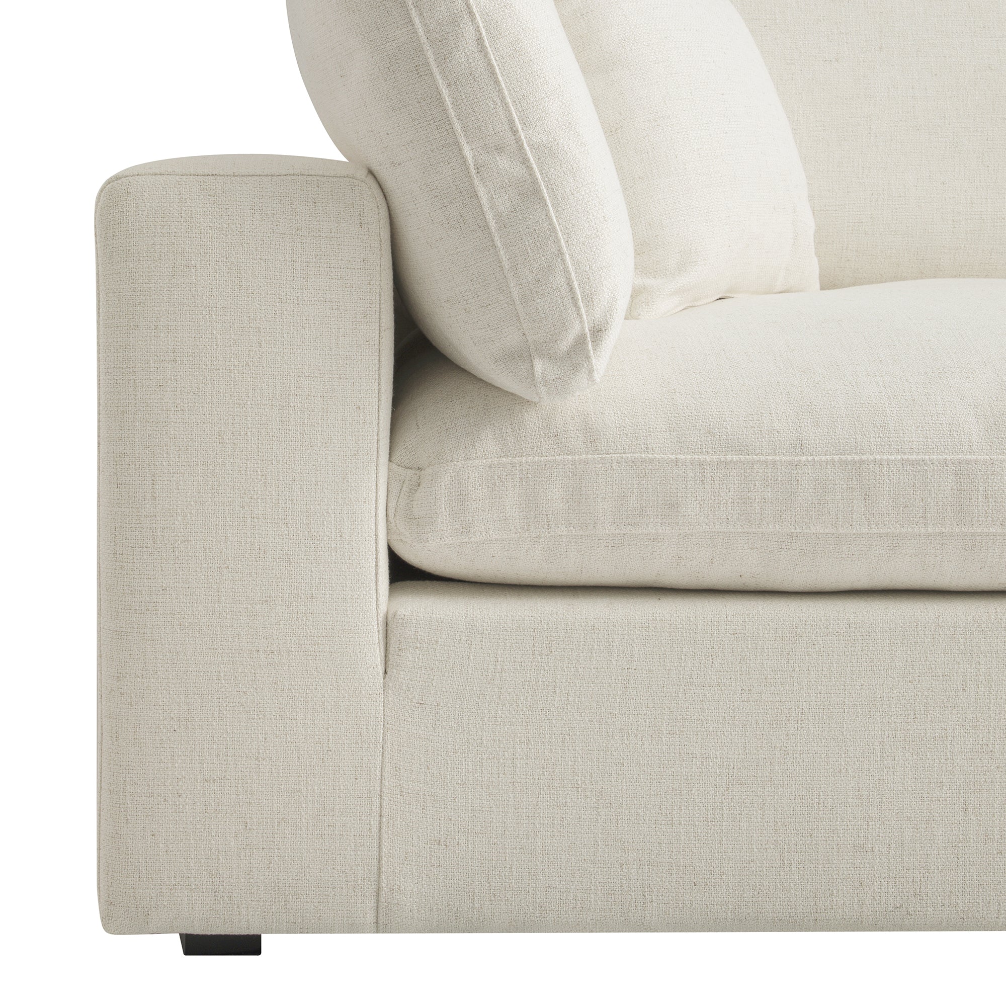 Lutyens Beige Linen Blend Modular Sofa, 2-Piece - Image 13