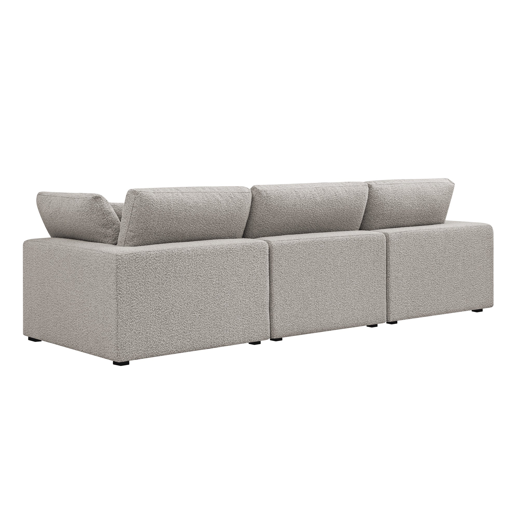Lutyens Taupe Boucle Modular Sofa, 3-Piece - Image 11
