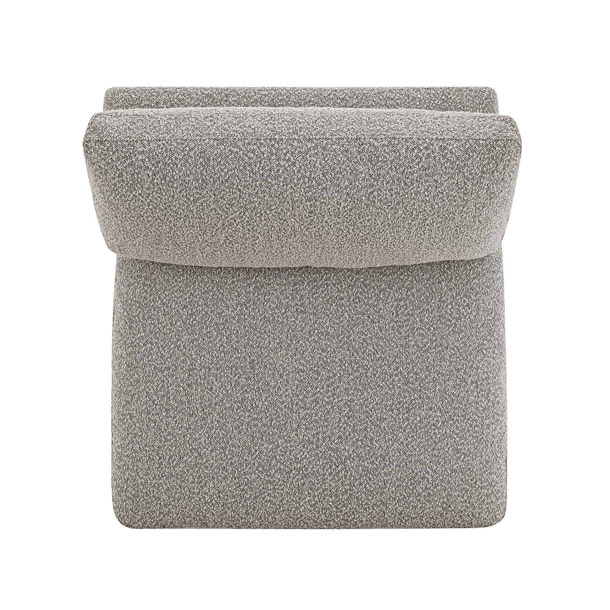 Lutyens Taupe Boucle Modular Sofa, Armless Seat - Image 7