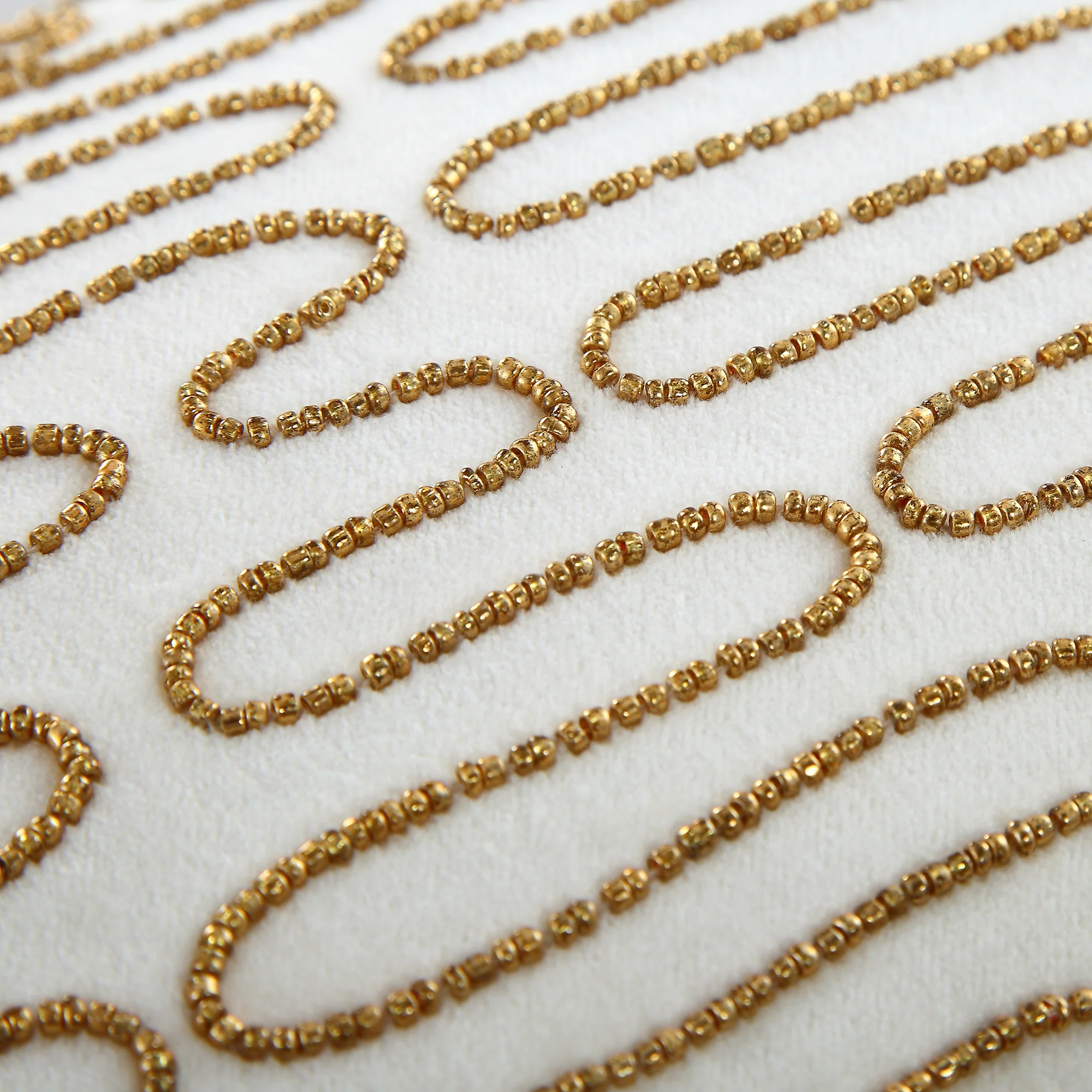 Luxe Collection Allegra Hand Beaded Velvet Cushion - Image 7