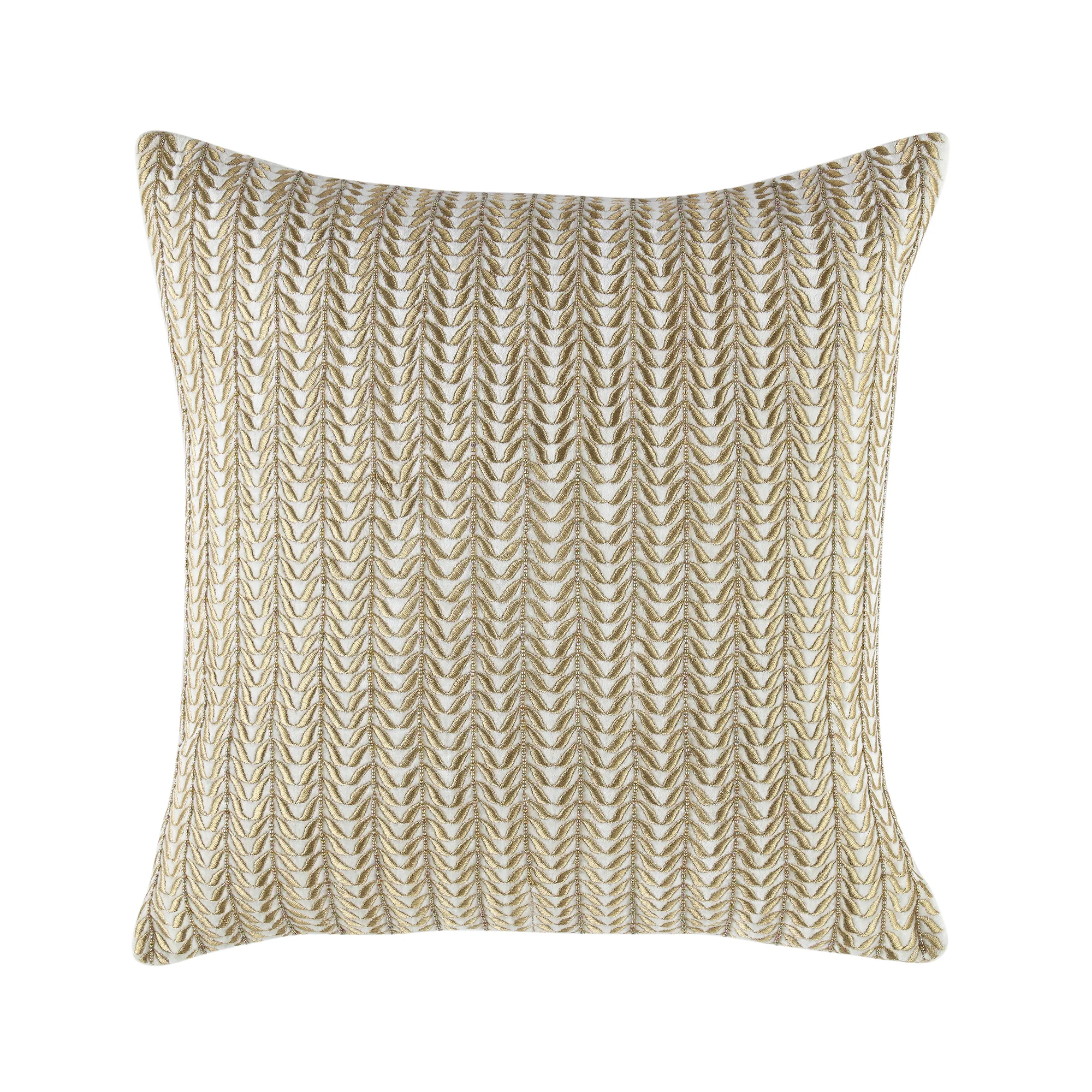 Luxe Collection Jasmine Hand Beaded Velvet Cushion - Image 3