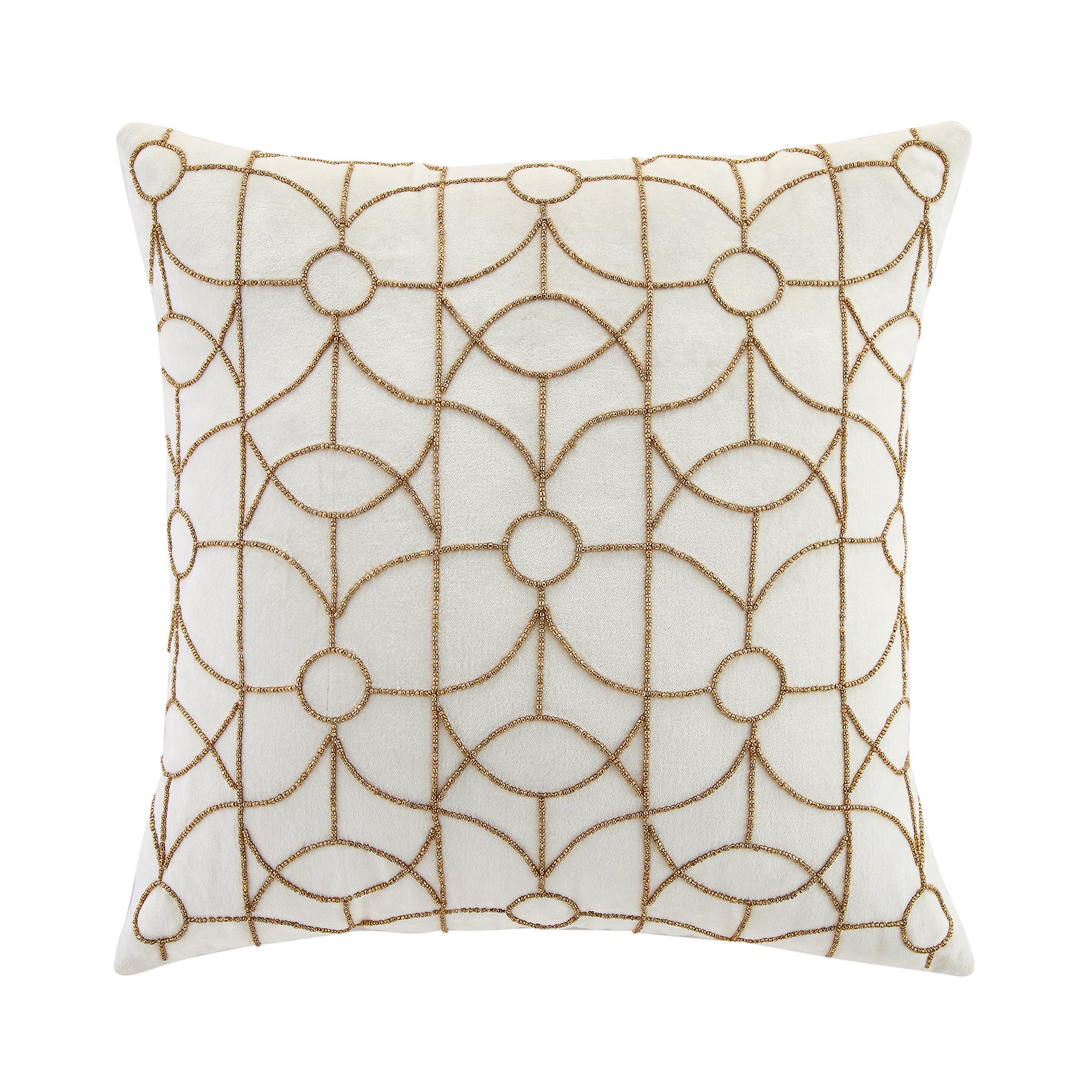 Luxe Collection Luna Hand Beaded Velvet Cushion