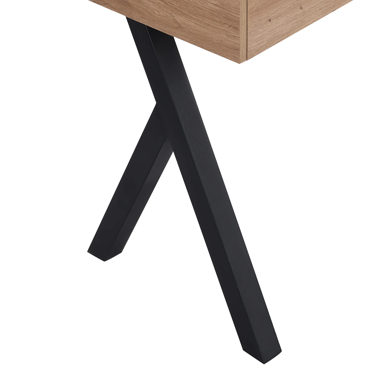 Lytton 1-Drawer Oak Effect Desk with Angled Desk Top - Image 13