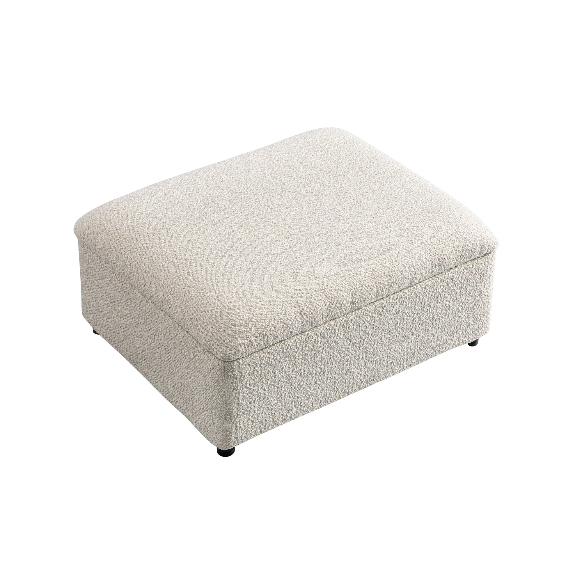 Magda Fold-Out Single Bed in an Ottoman, Beige Boucle - Image 17