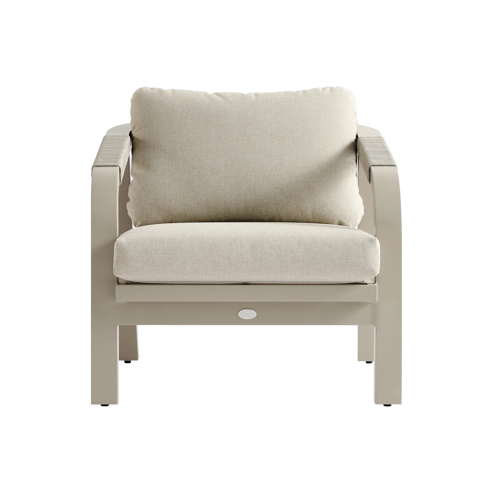Manresa Rope 5-Seater Firepit Sofa Set, Taupe and Beige - Image 15