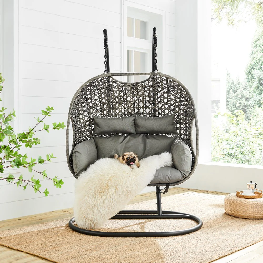 Maren Indoor Outdoor Double Hanging Chair - Image 2