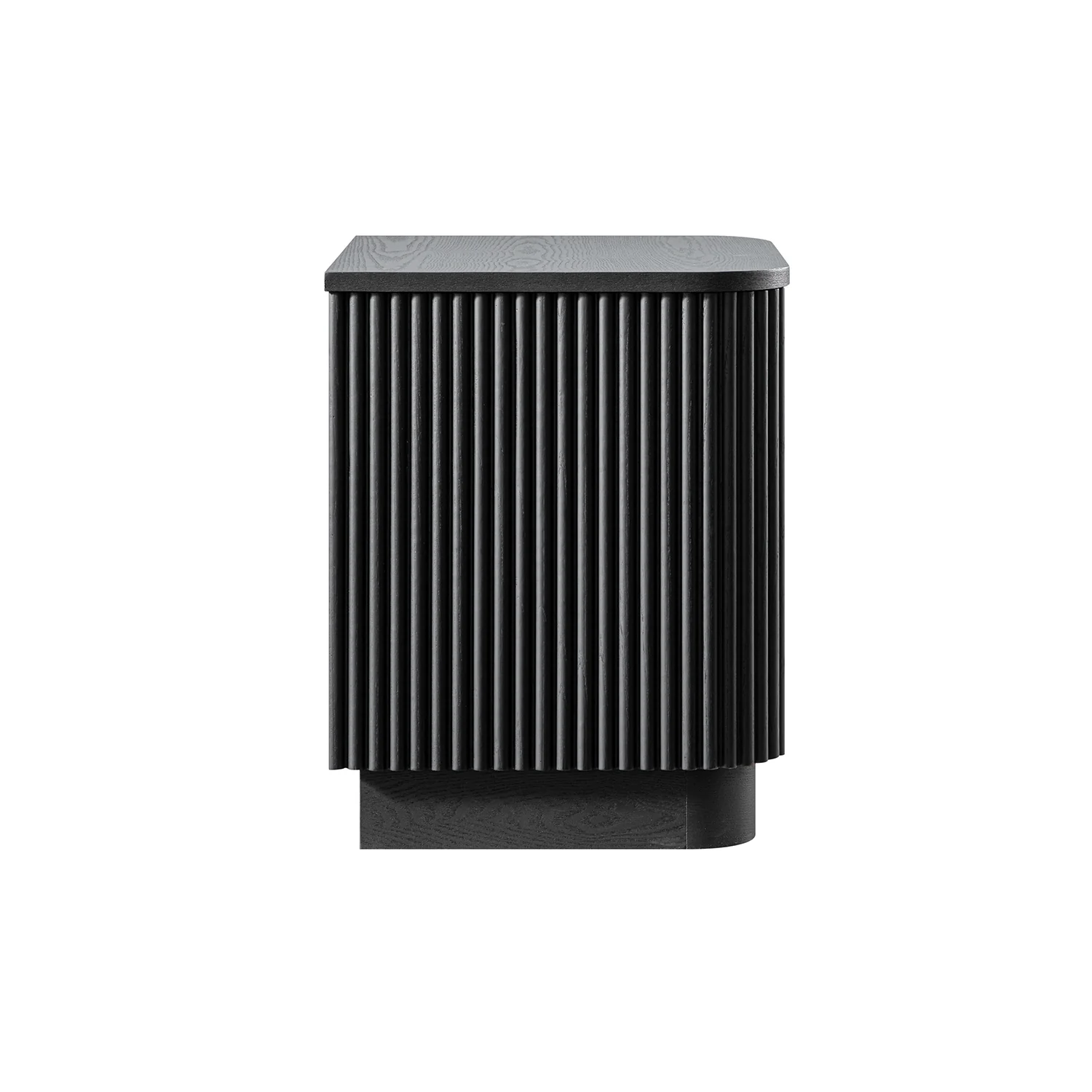 Maru 1-Drawer Bedside Table, Black - Image 11