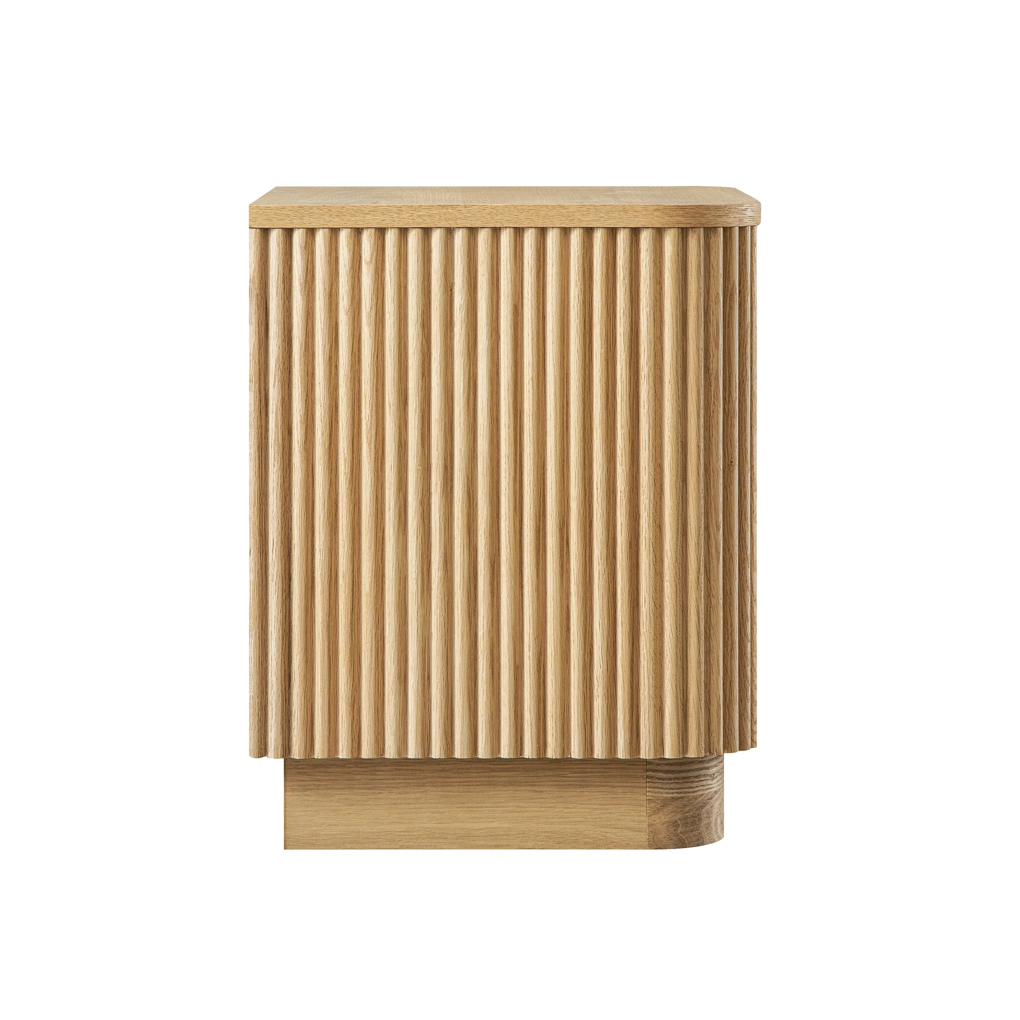 Maru 1-Drawer Bedside Table, Oak - Image 11