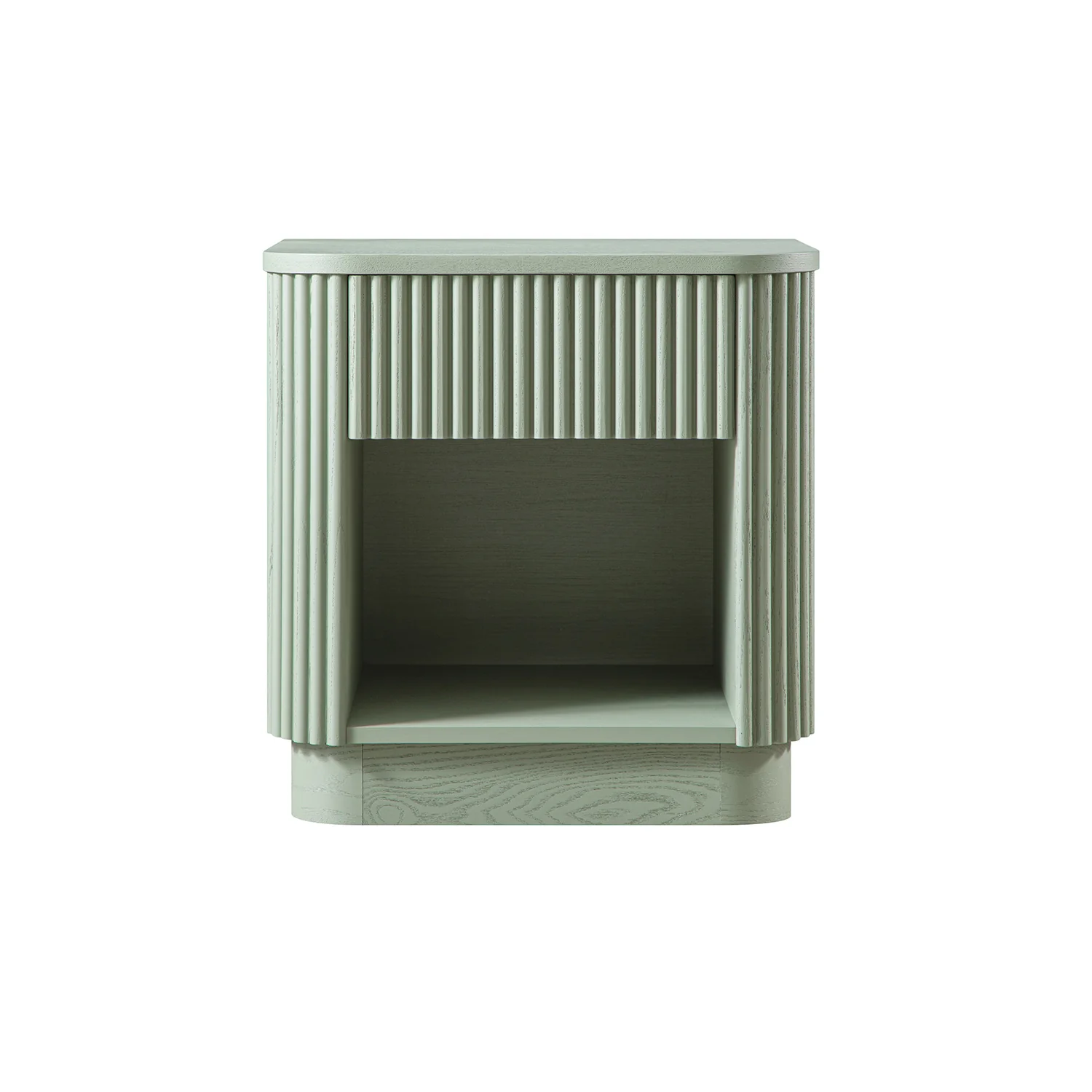 Maru 1-Drawer Bedside Table, Sage Green - Image 6