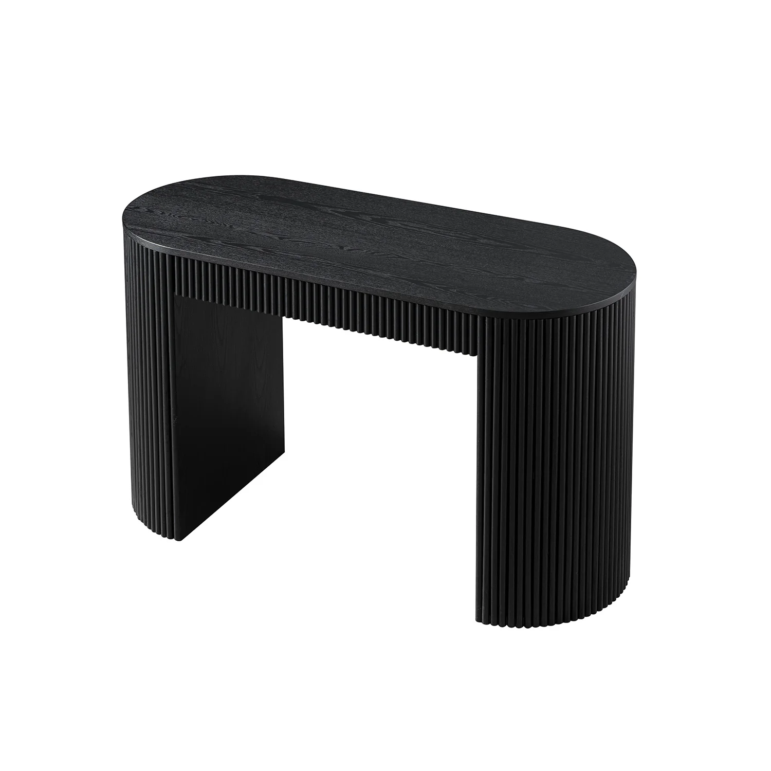 Maru 1-Drawer Writing Desk, Black - Image 14