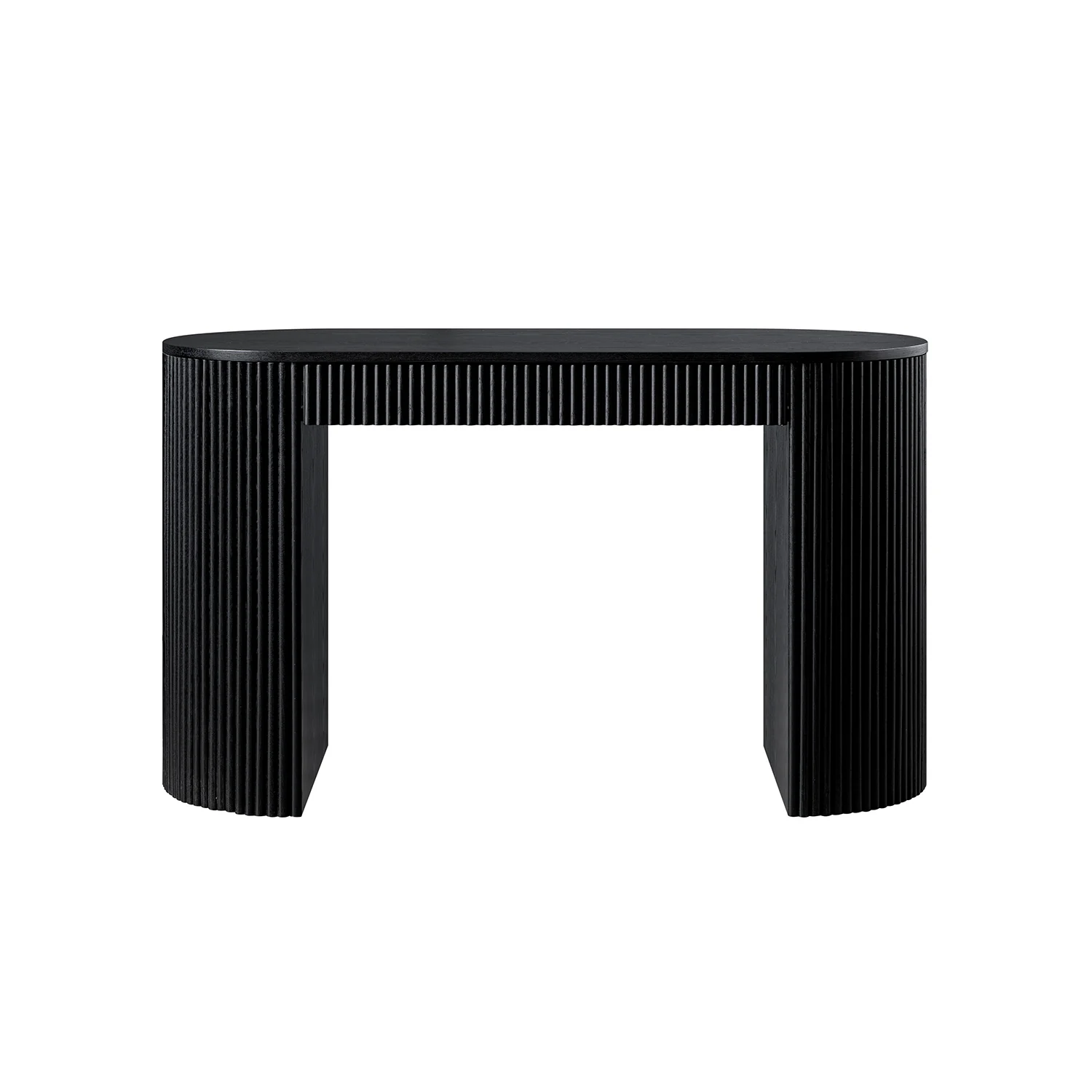 Maru 1-Drawer Writing Desk, Black - Image 8