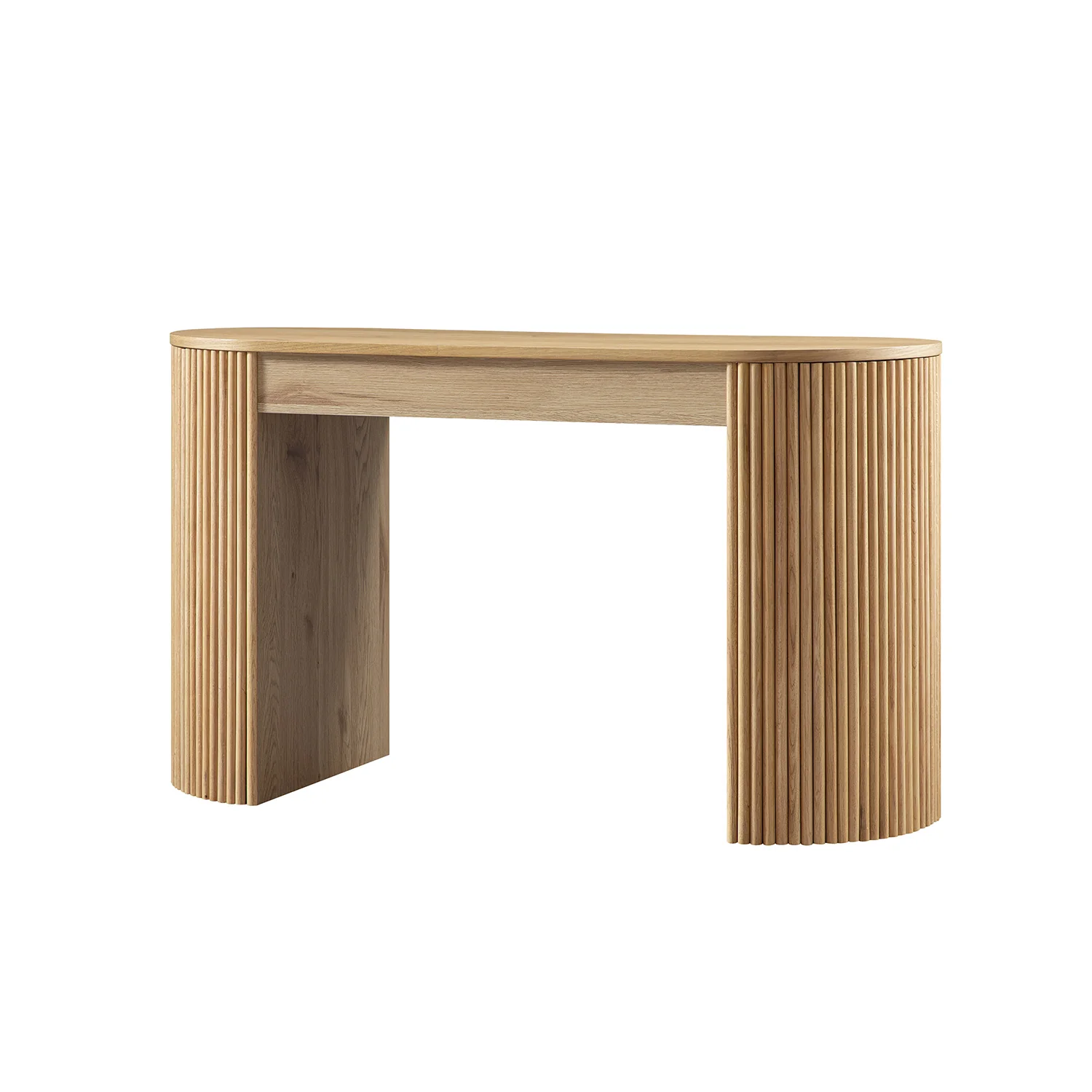 Maru 1-Drawer Writing Desk, Oak - Image 11