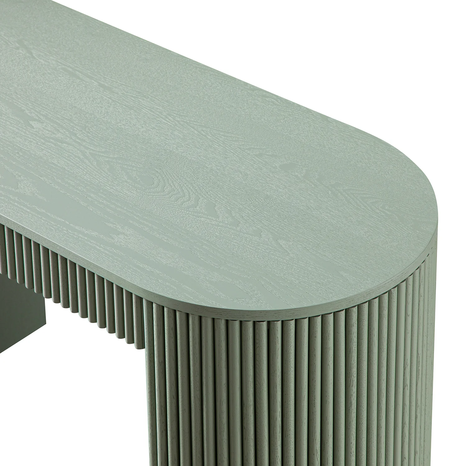 Maru 1-Drawer Writing Desk, Sage Green - Image 17