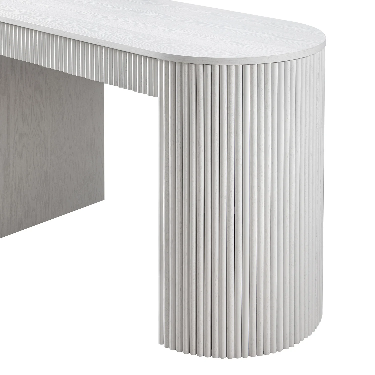Maru 1-Drawer Writing Desk, Washed White - Image 16