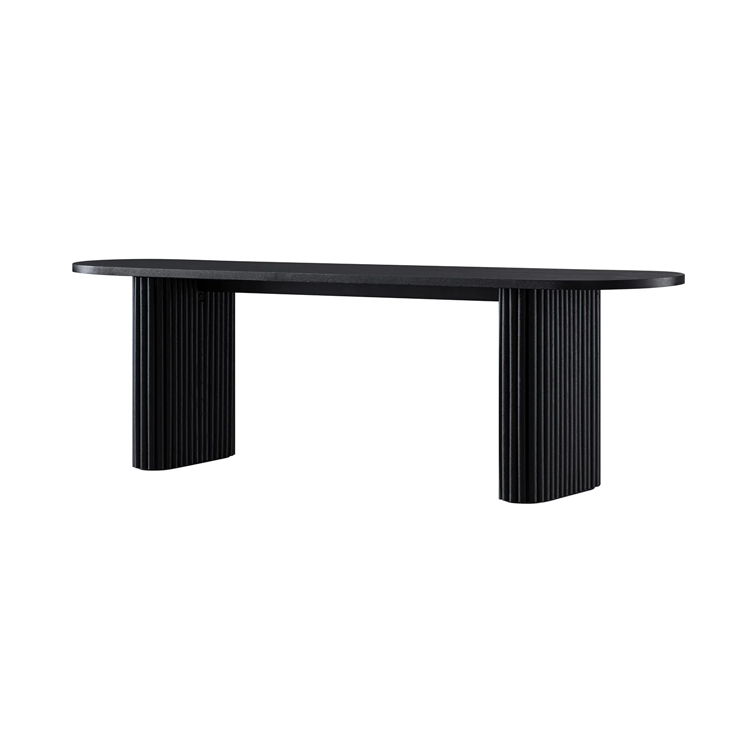 Maru 150cm Dining Bench, Black - Image 4