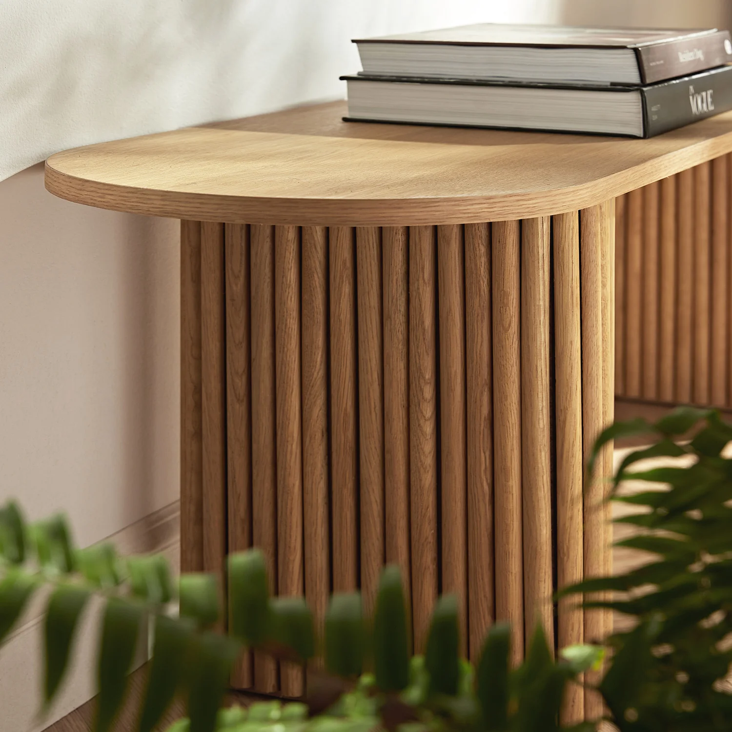 Maru 150cm Dining Bench, Oak - Image 5