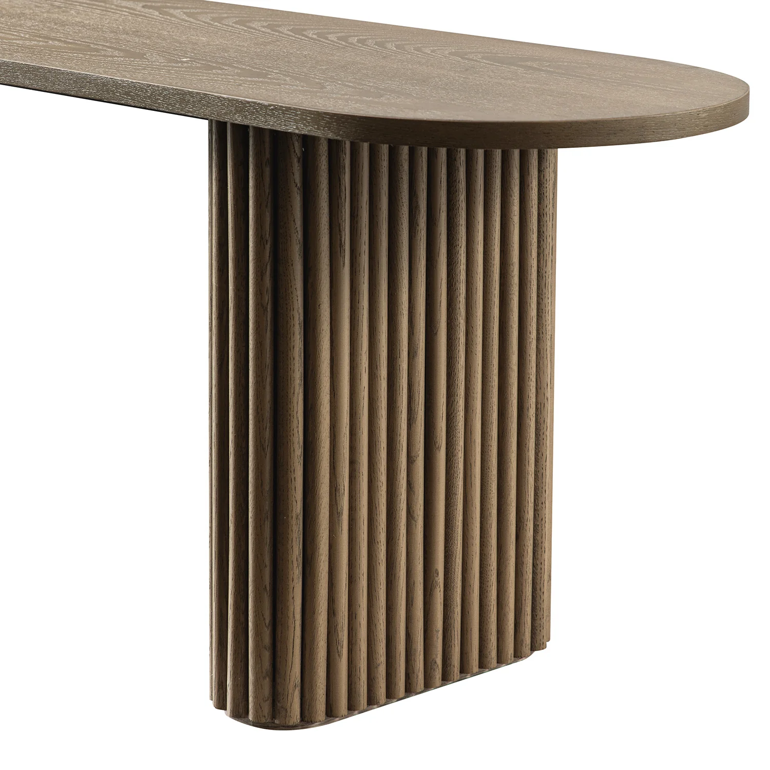 Maru 150cm Dining Bench, Silver Oak - Image 12