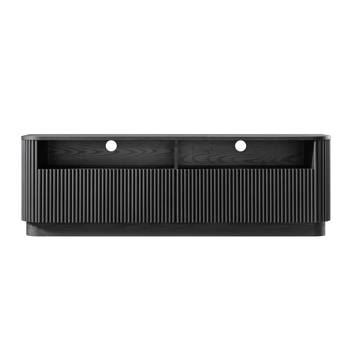 Maru 162cm TV Unit with Drawers, Black - Image 7