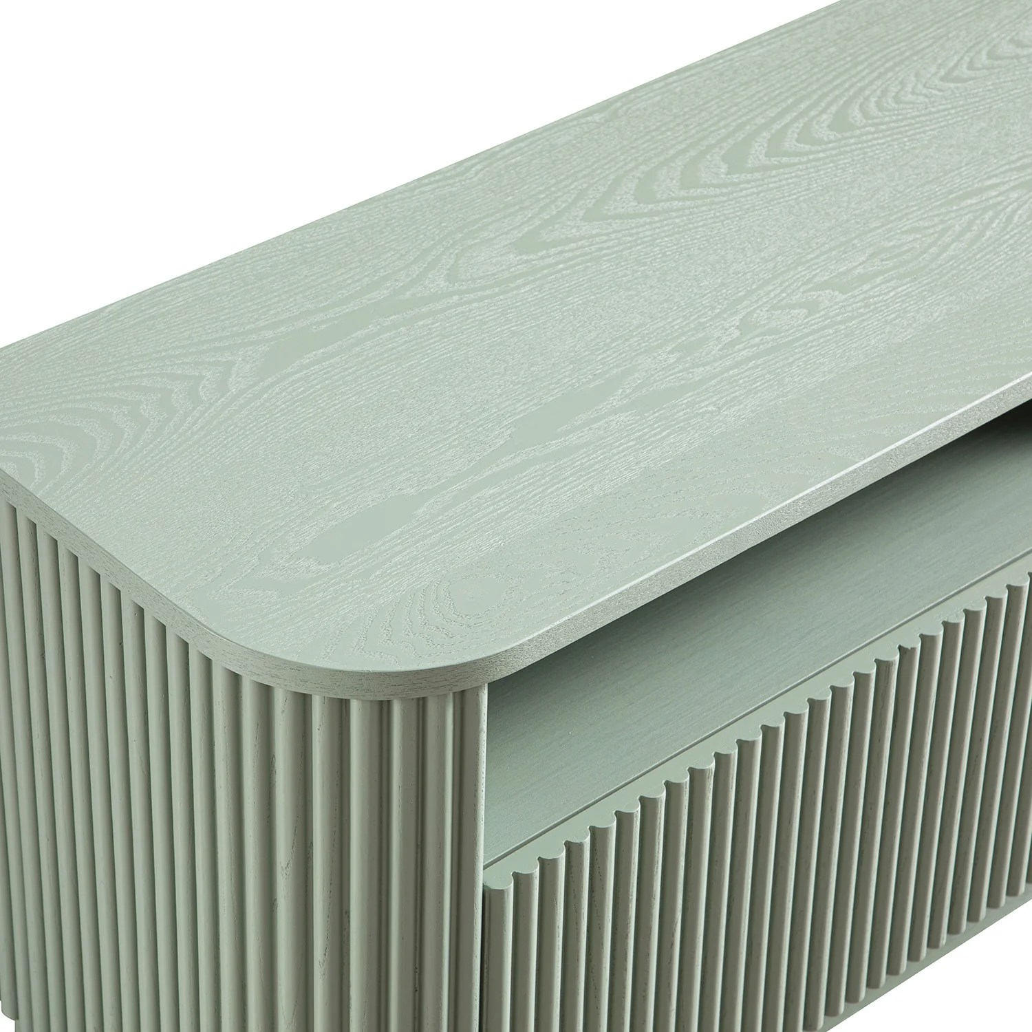 Maru 162cm TV Unit with Drawers, Sage Green - Image 9