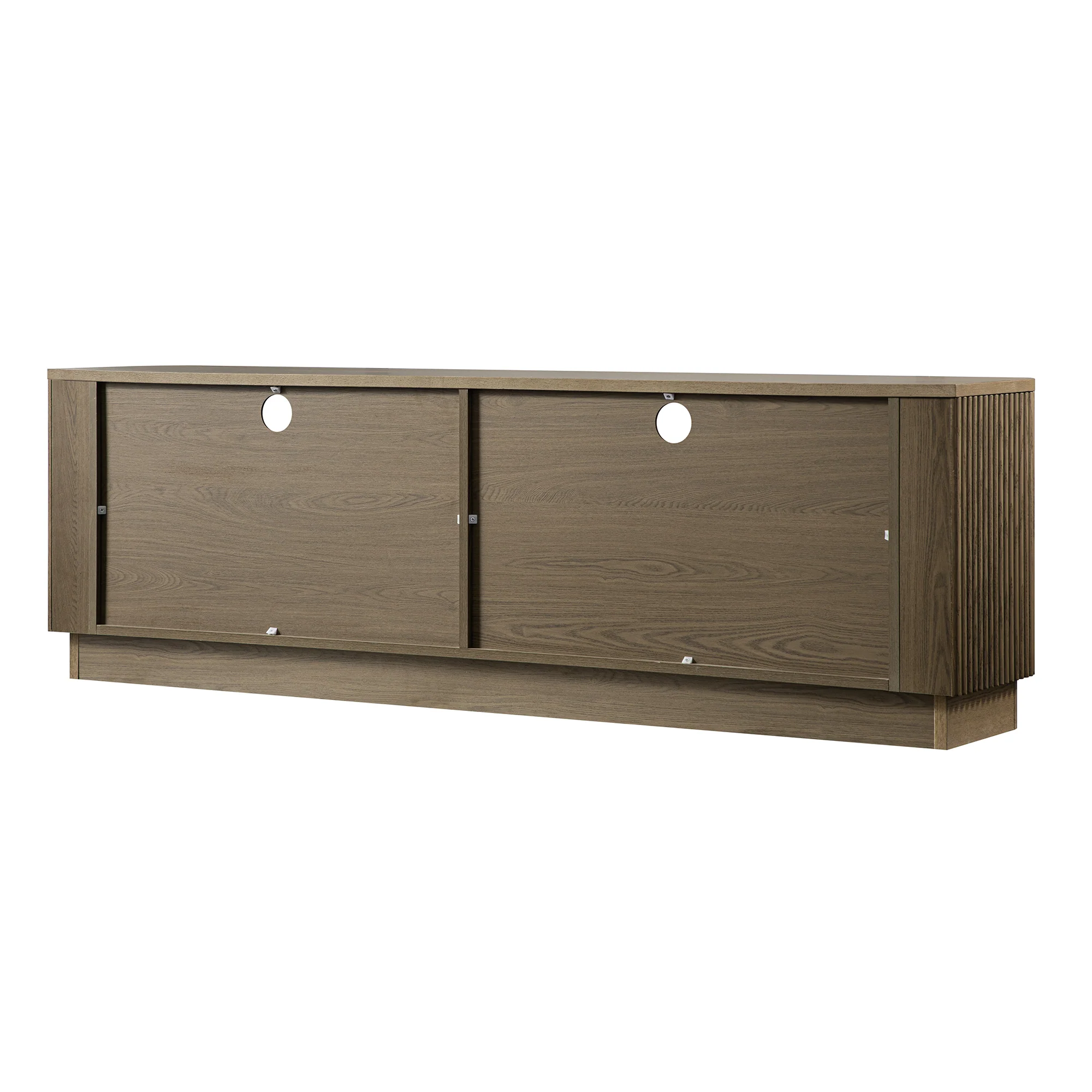 Maru 162cm TV Unit with Drawers, Silver Oak - Image 11